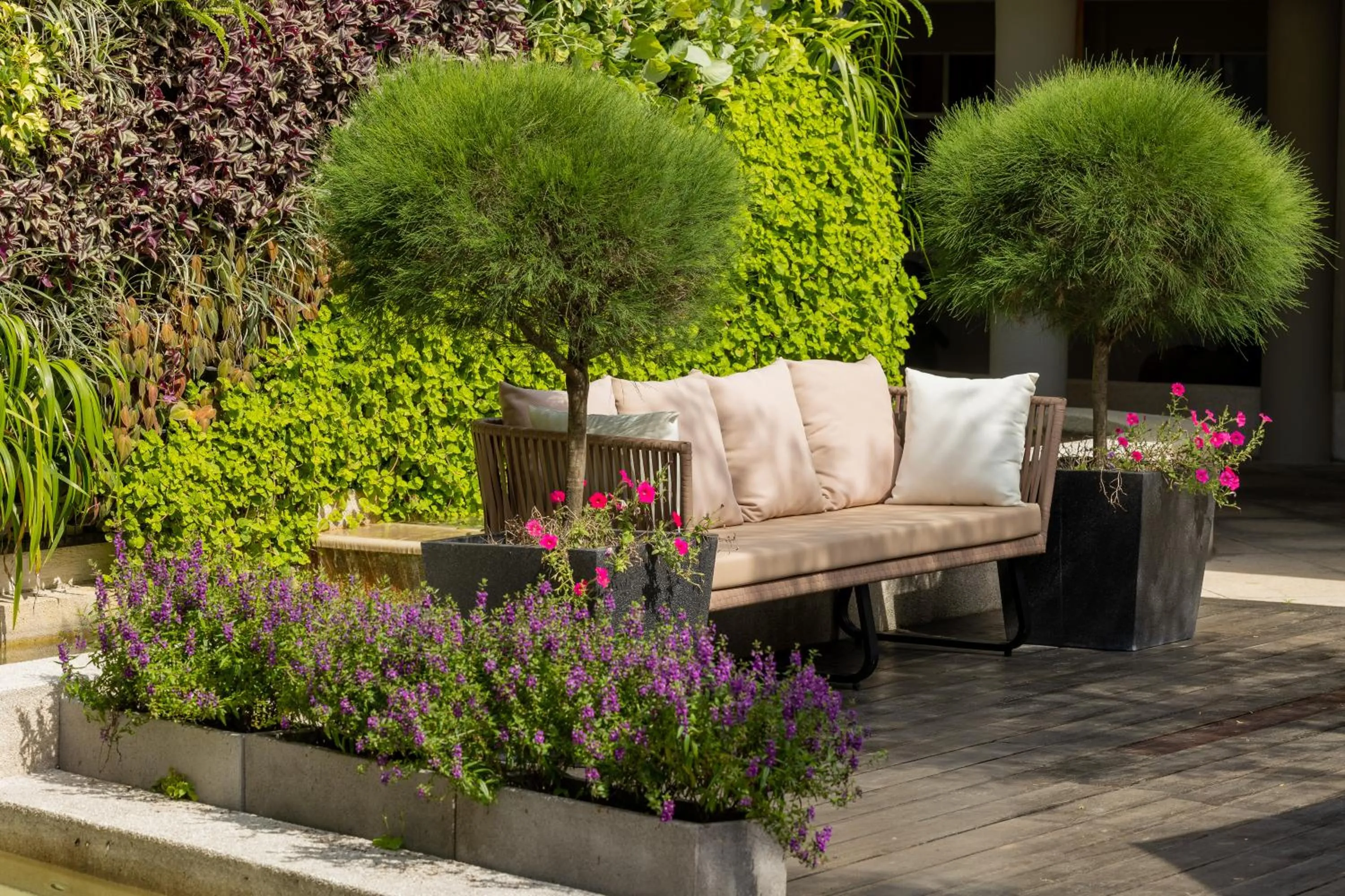 Garden view in Hualien Farglory Hotel