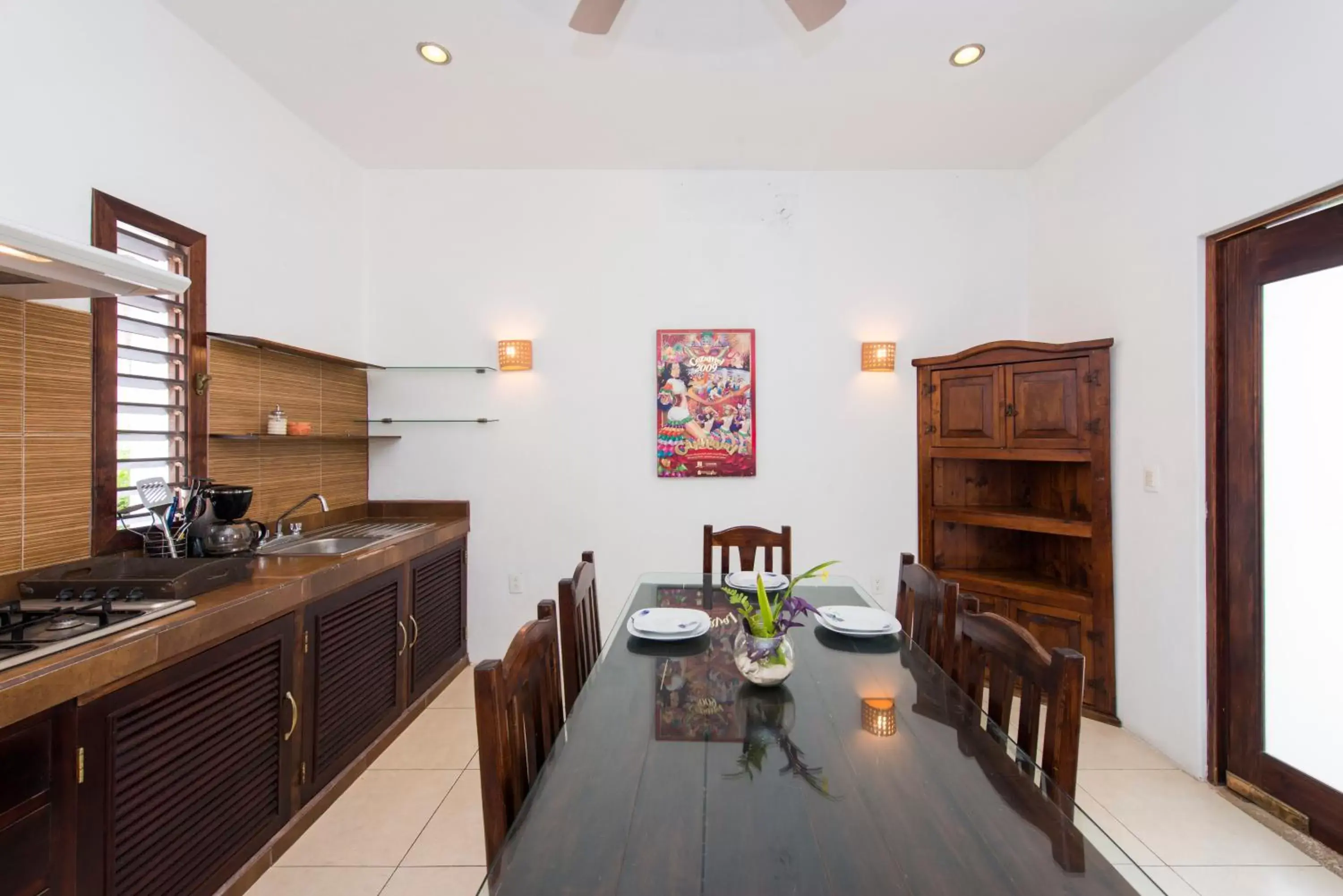 Kitchen or kitchenette, Kitchen/Kitchenette in Villas El Encanto Cozumel