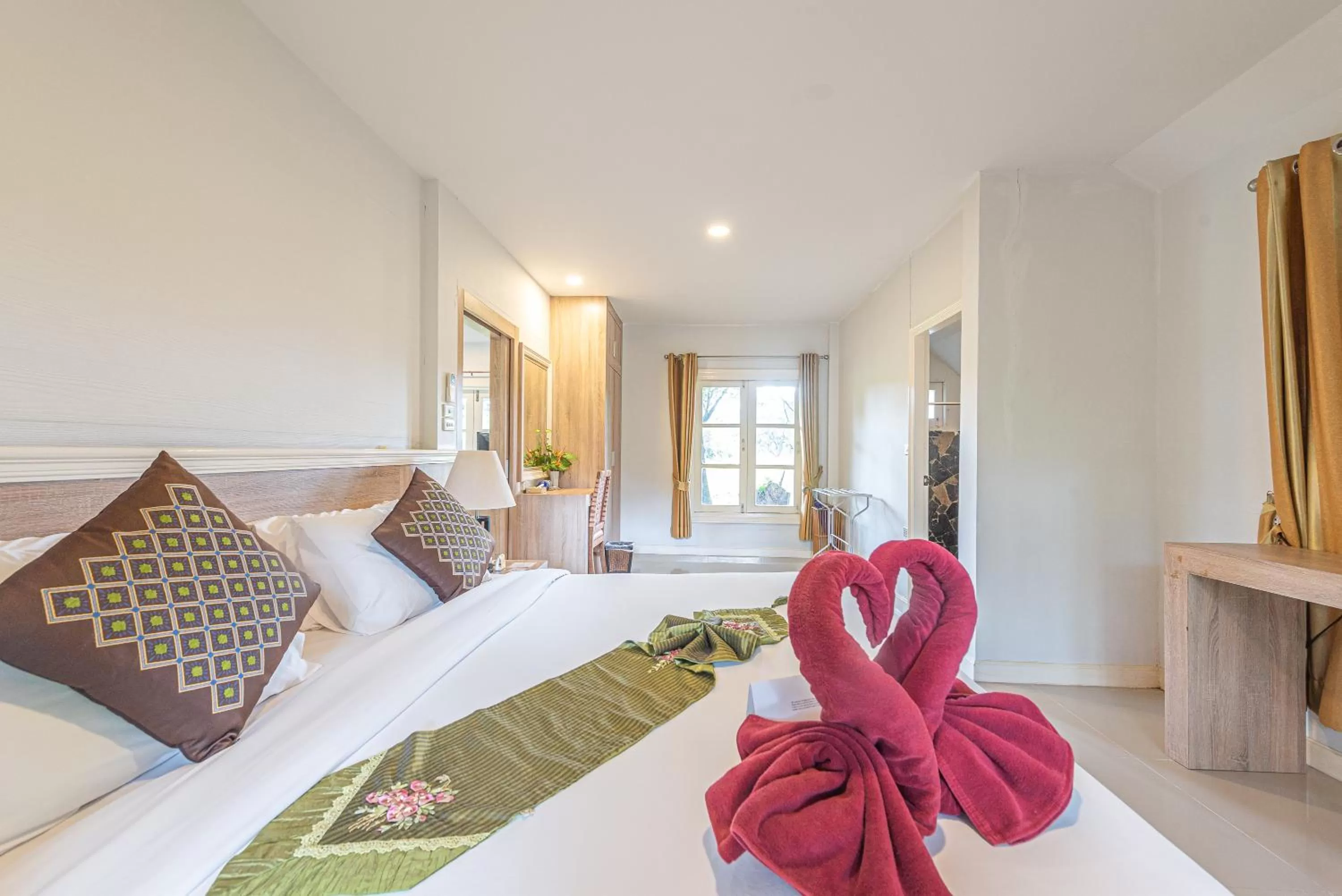 Photo of the whole room, Bed in The Legacy River Kwai Resort