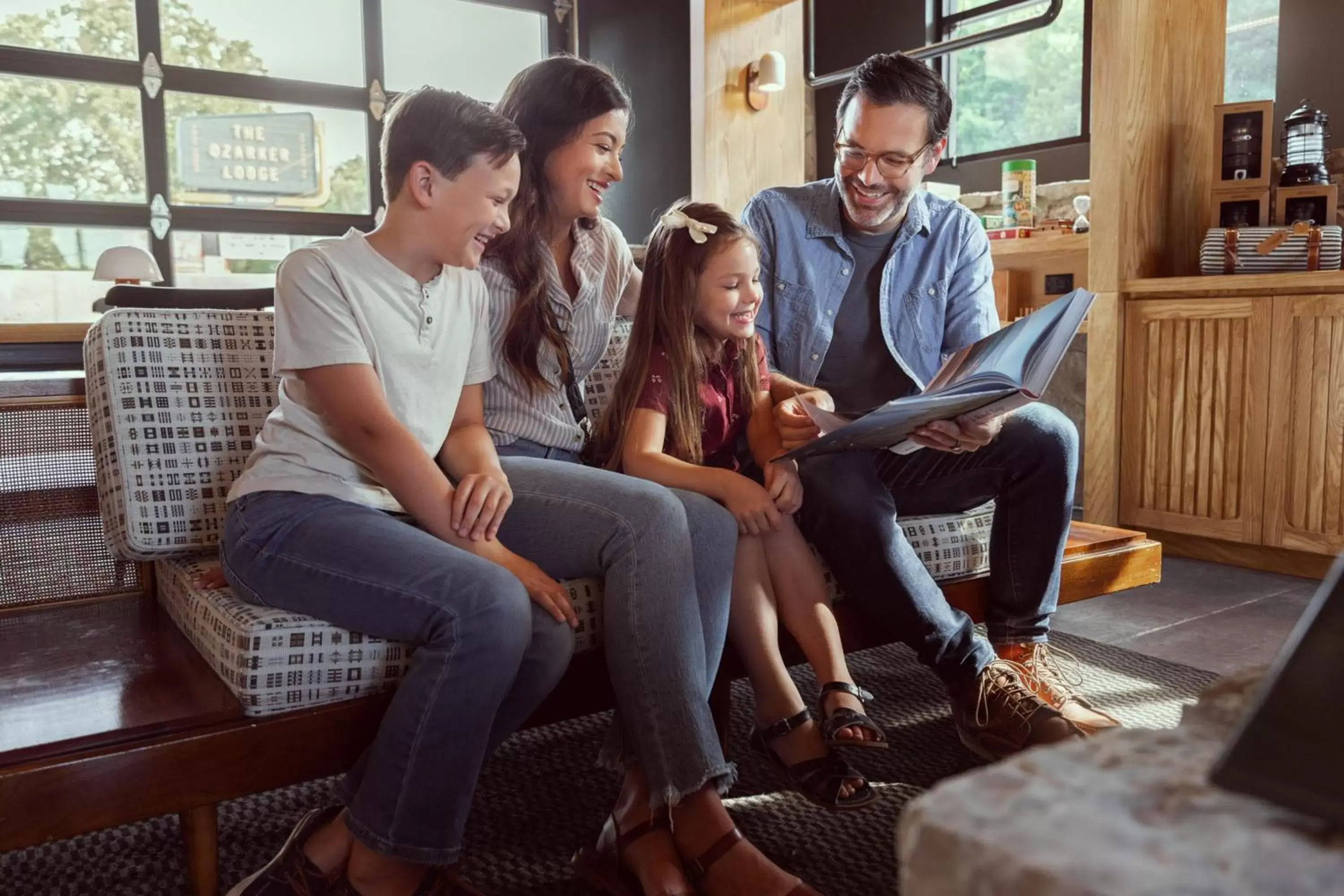 People in The Ozarker Lodge