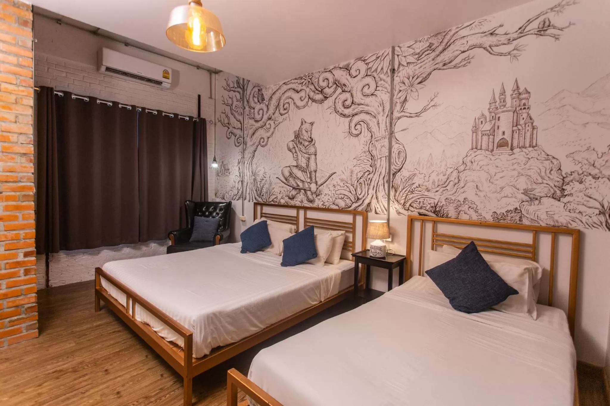 Bed in Indiego Space