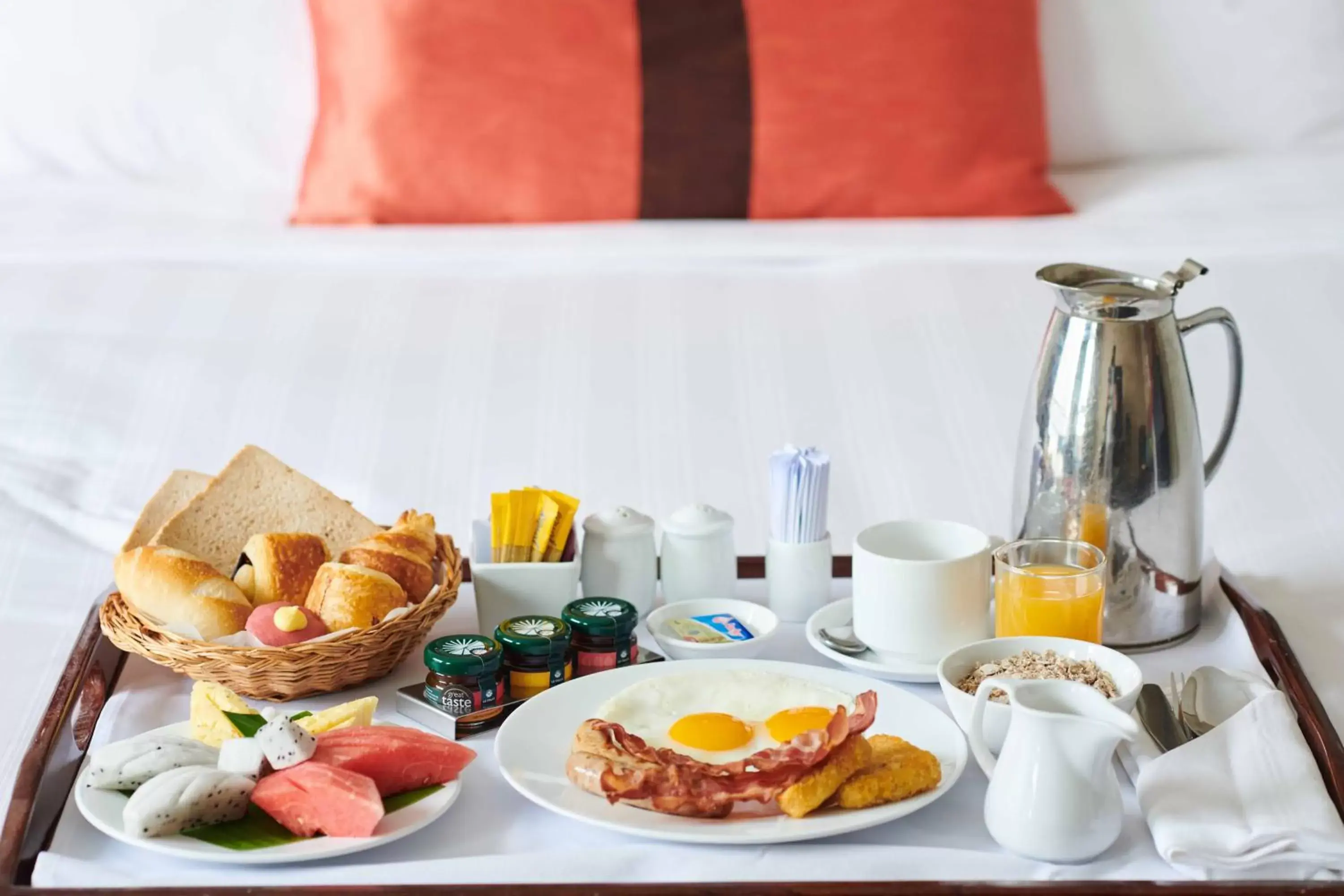 Continental breakfast in Eastin Grand Hotel Saigon