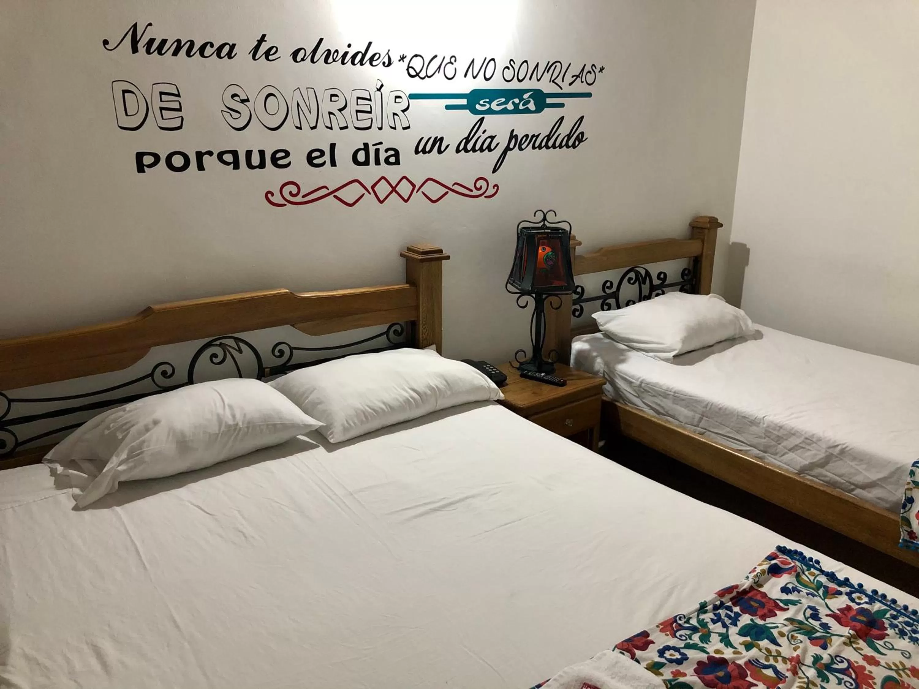 Bed in Hotel Casa Malibú