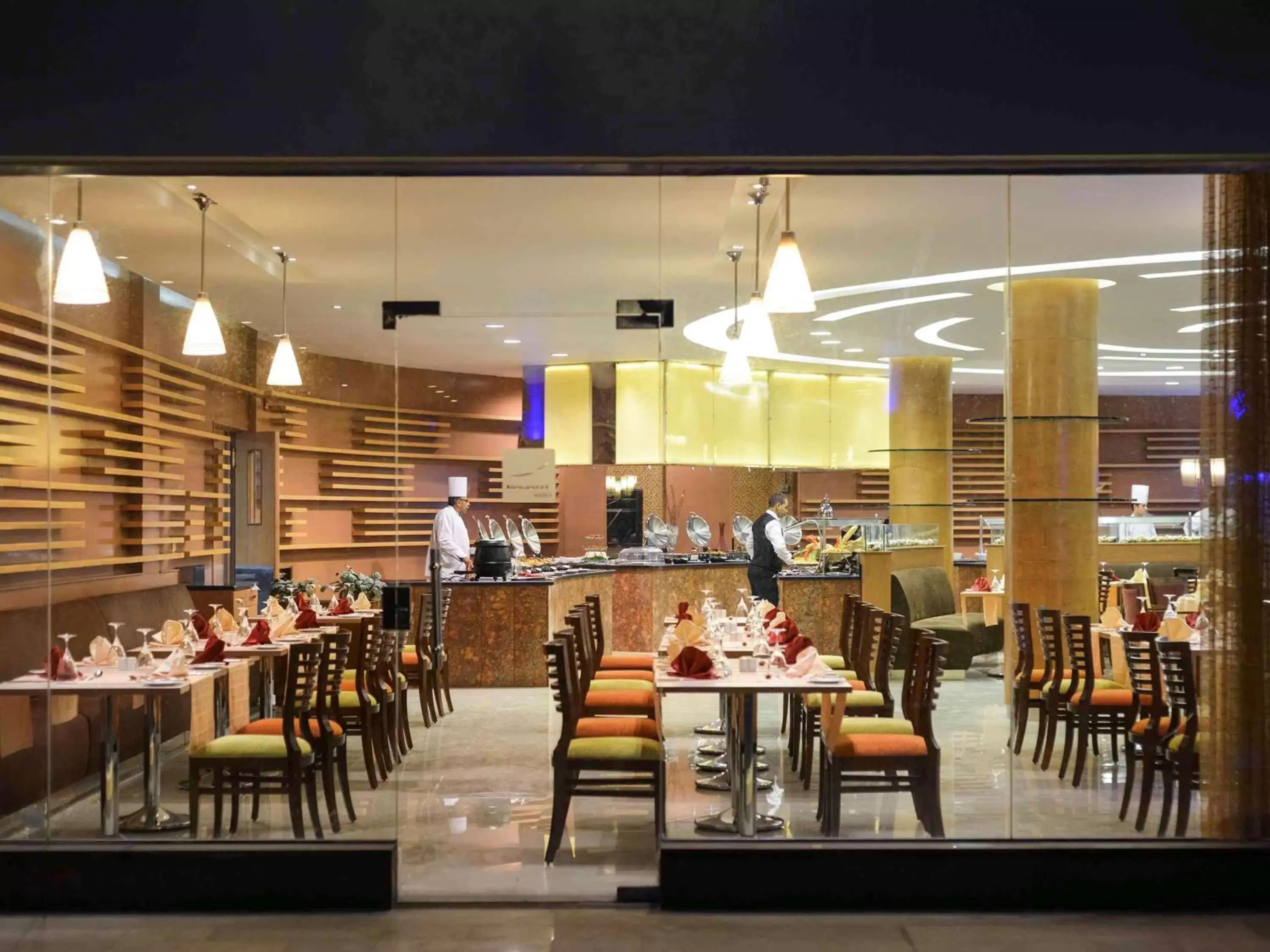 Property building, Restaurant/Places to Eat in Novotel Cairo Airport
