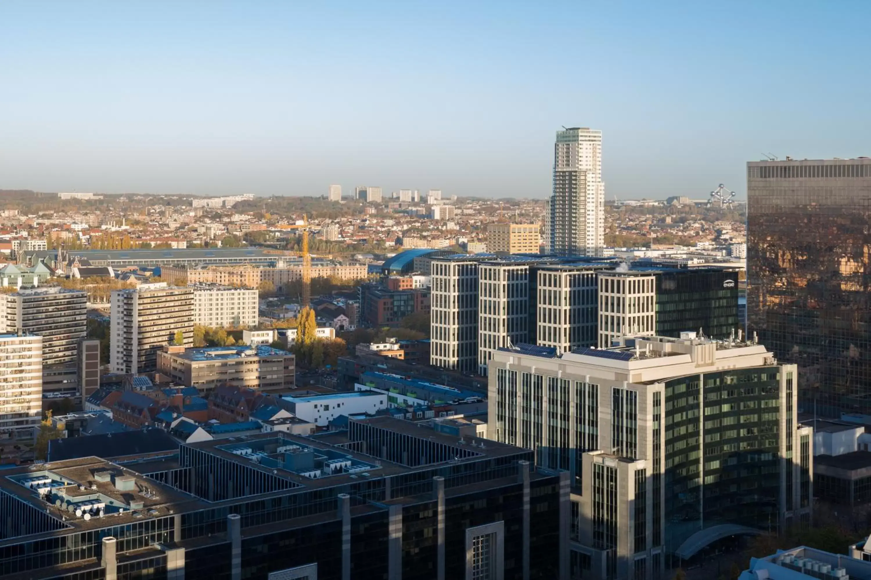 City View in Thon Hotel Brussels City Centre