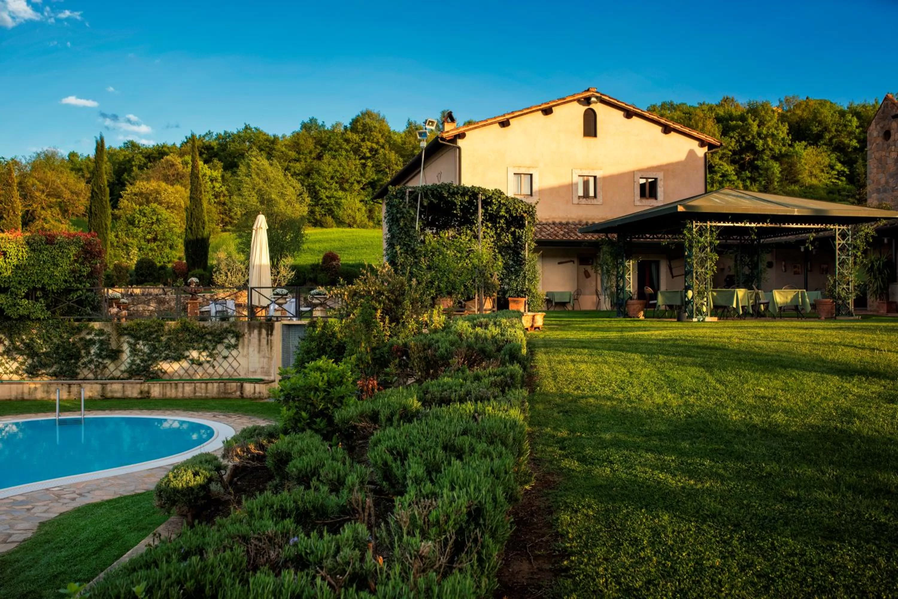 Garden in Relais Osteria Dell'Orcia