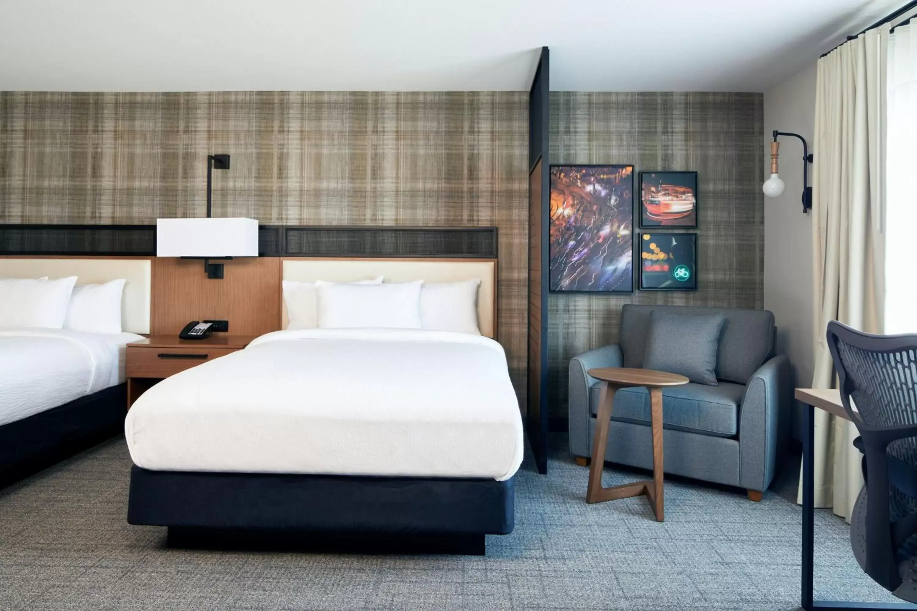 Photo of the whole room, Bed in Residence Inn by Marriott San Francisco Airport Millbrae Station