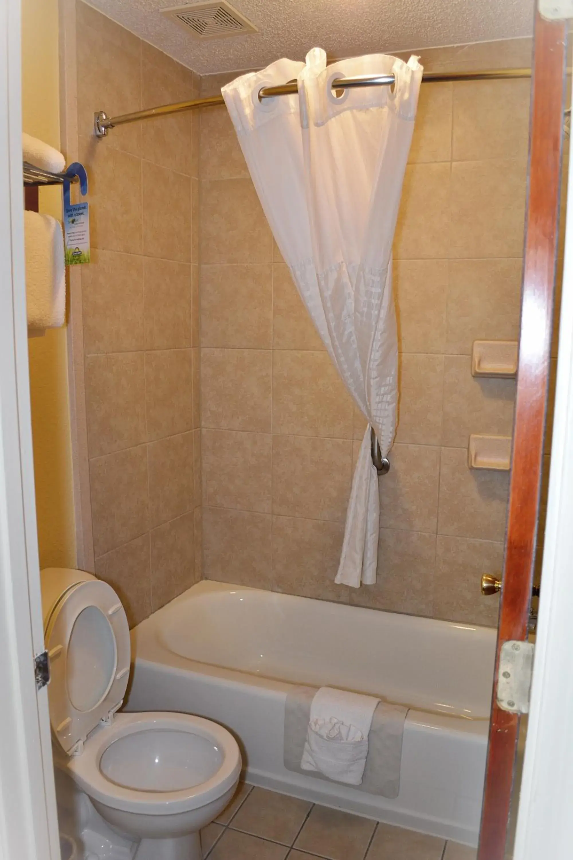 Shower, Bathroom in Days Inn by Wyndham Jacksonville NC