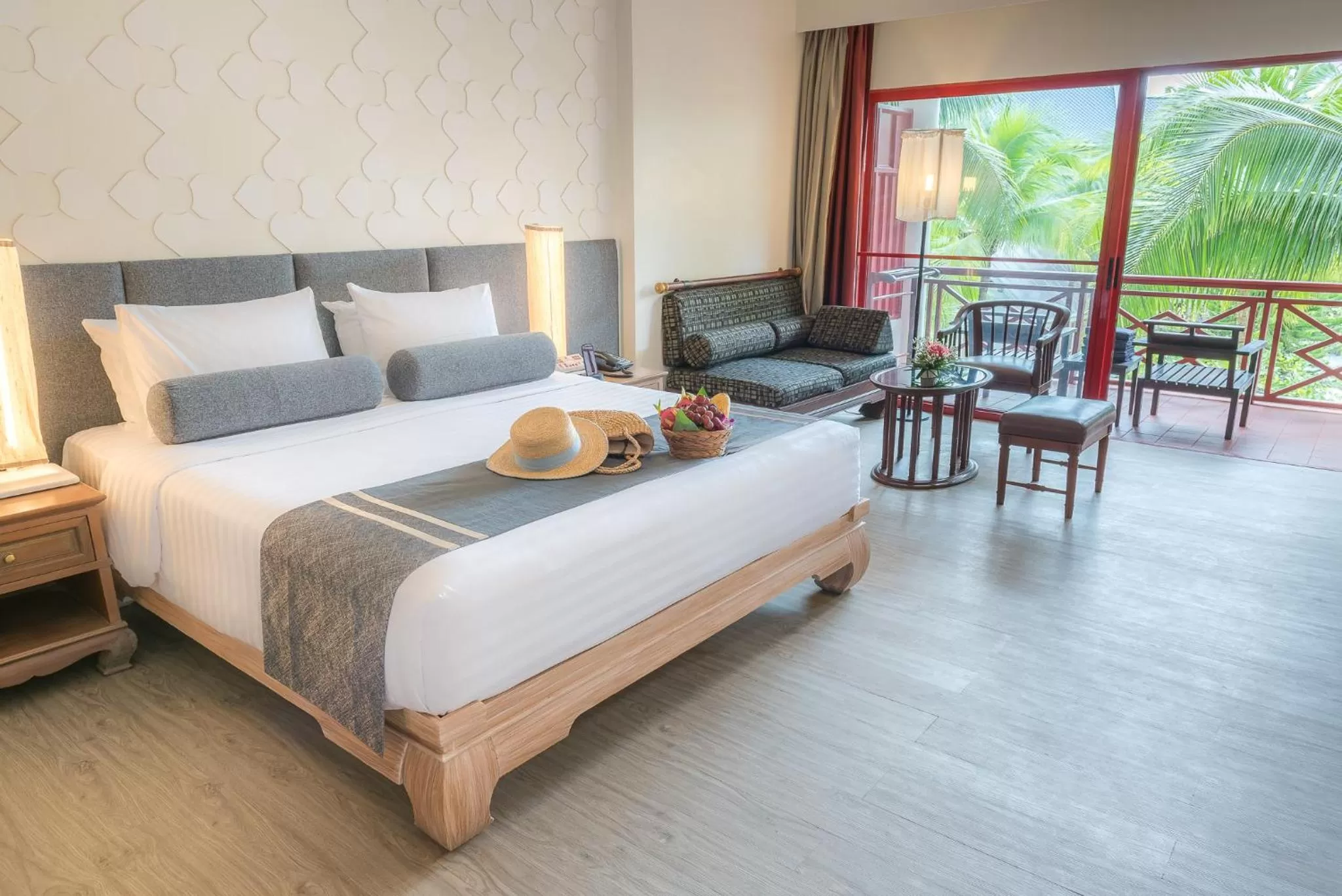 Bedroom, Bed in Chada Thai Village