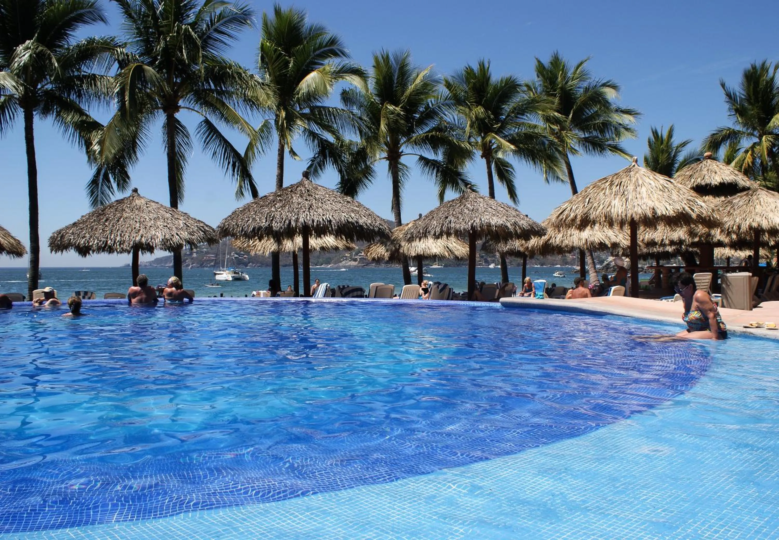 Swimming pool in Hotel Villa Mexicana