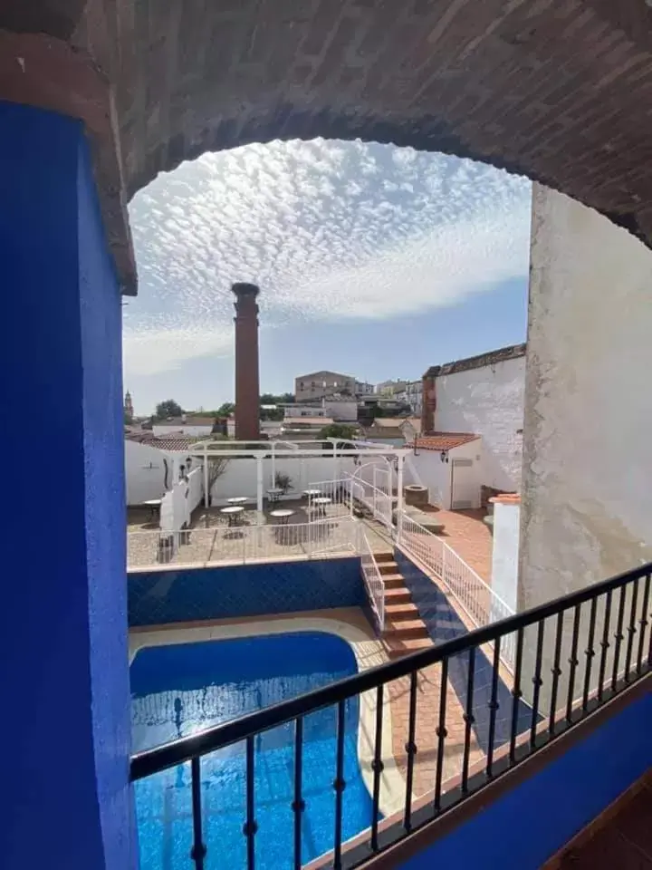 Swimming pool, Pool View in Hotel Rural La Posada de las Cigüeñas