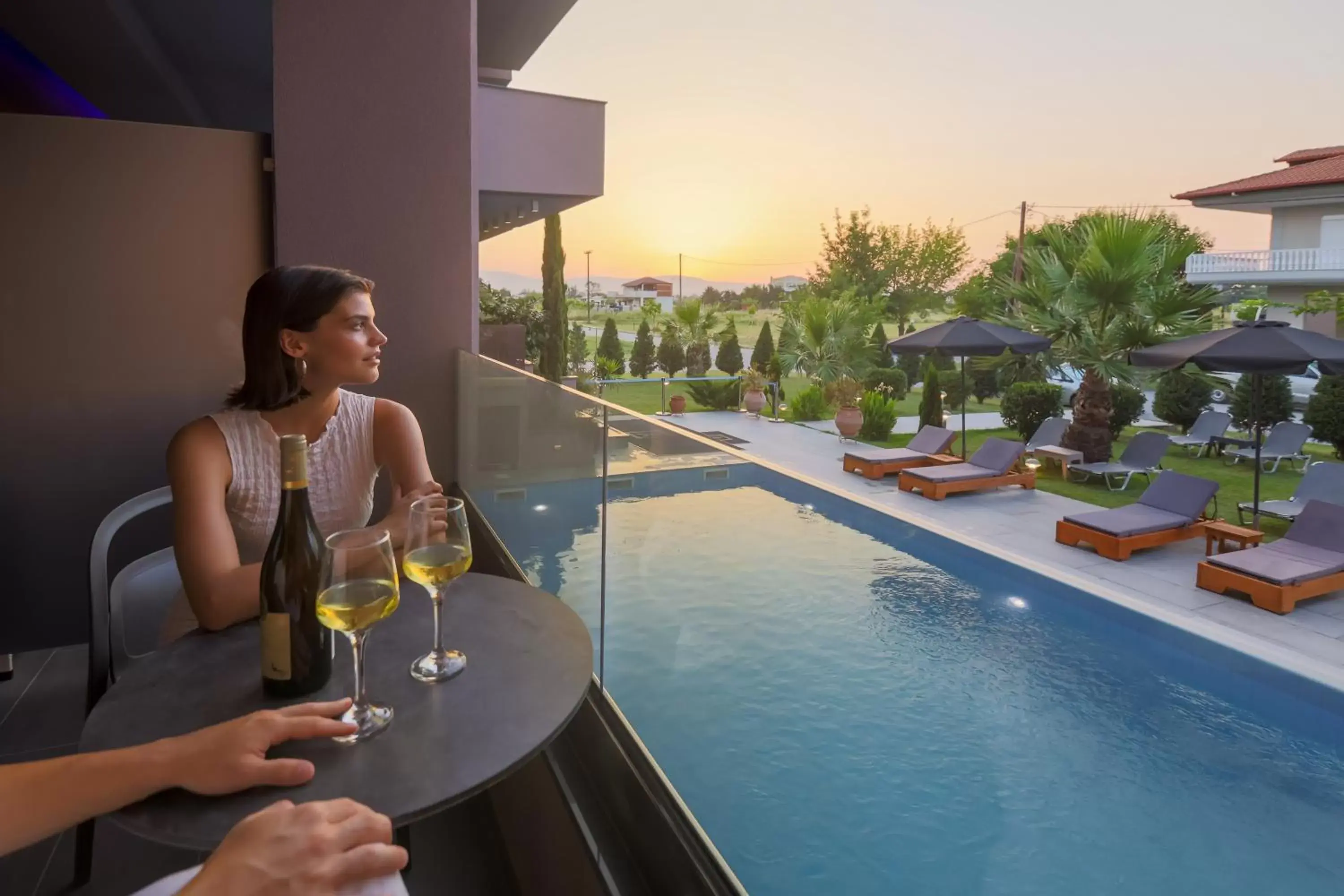 Pool view, Swimming Pool in Hotel Yakinthos