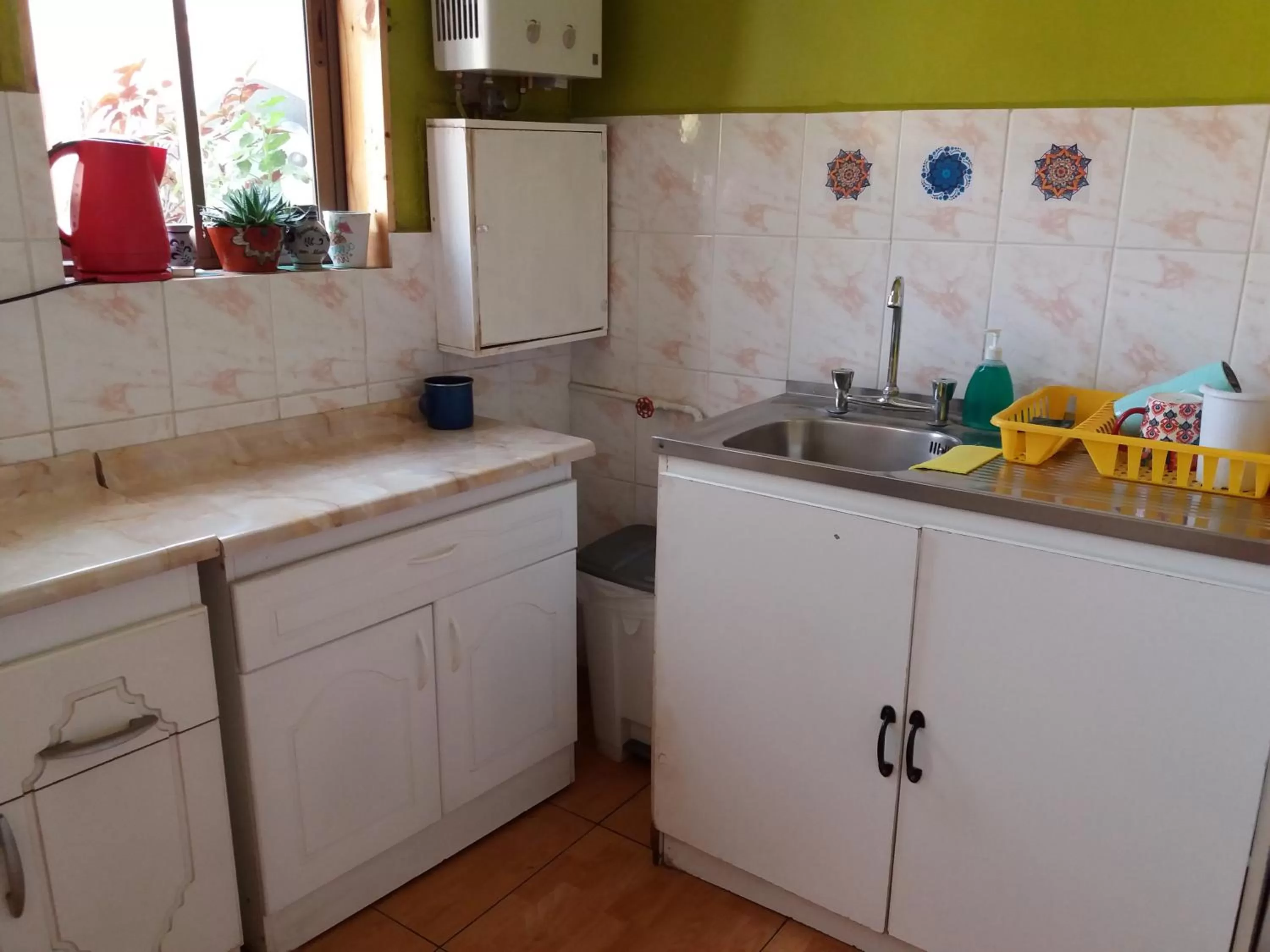 Kitchen or kitchenette in Hostal Destino Bellavista