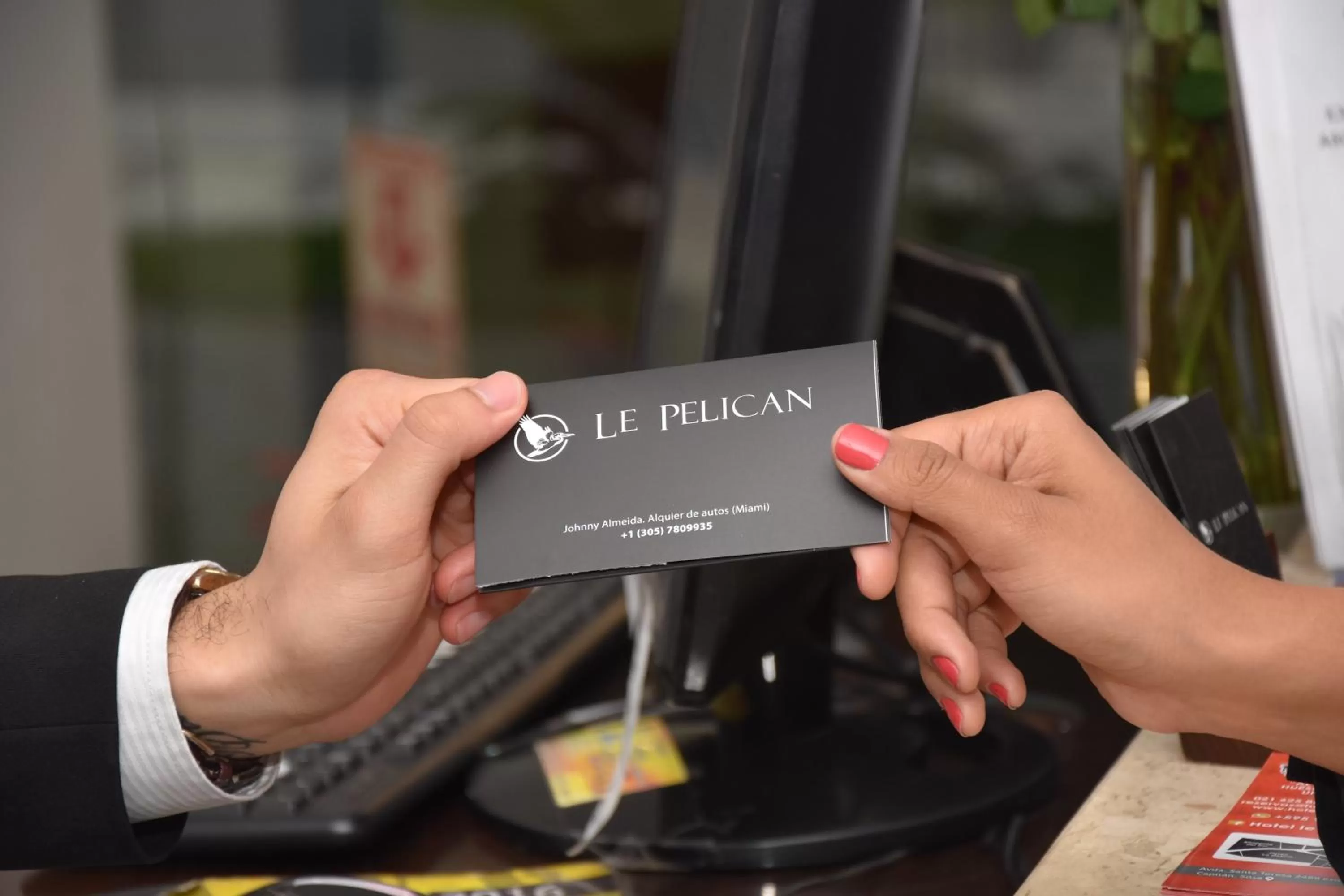 Staff in Hotel Le Pelican