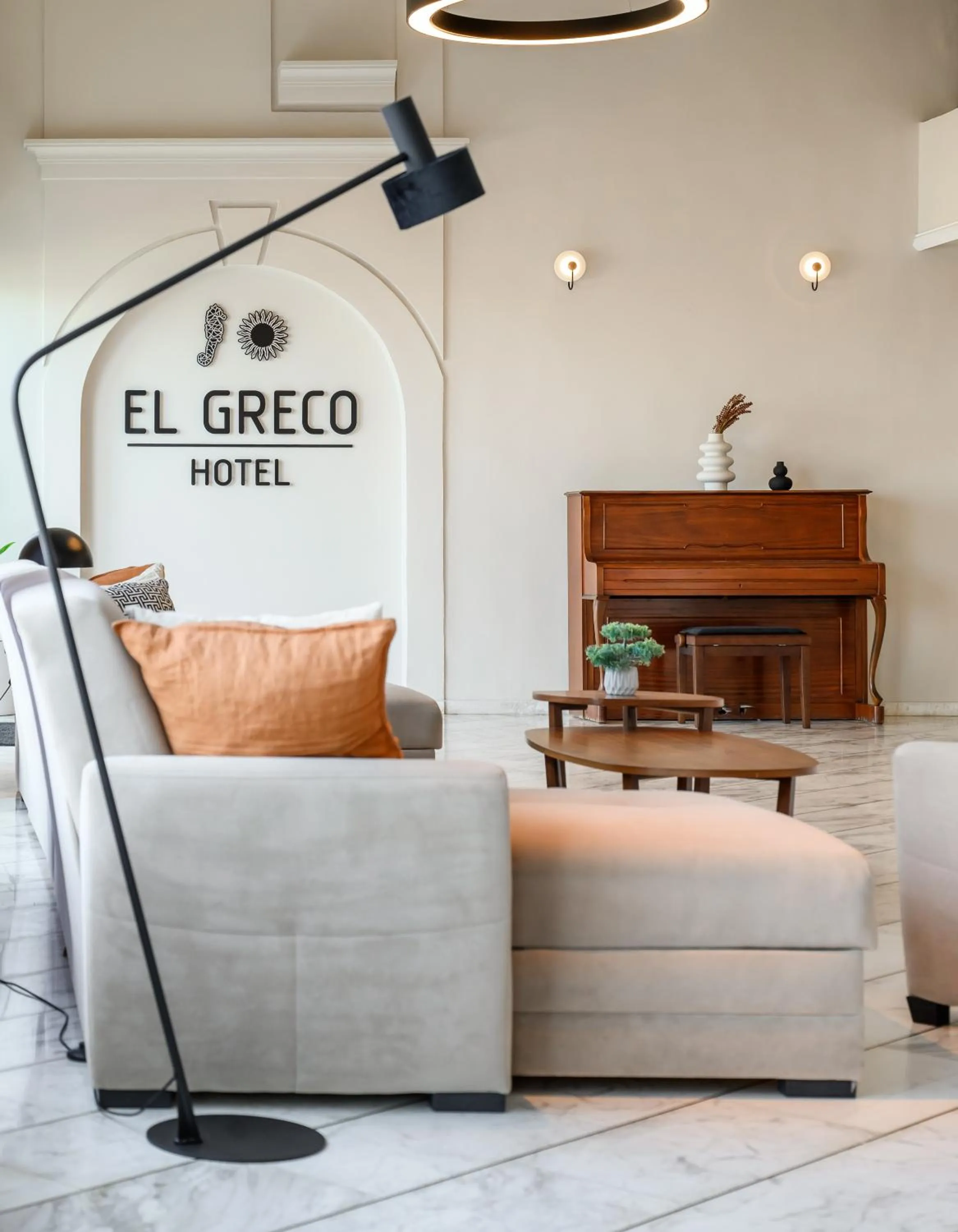 Lobby or reception in El Greco Hotel