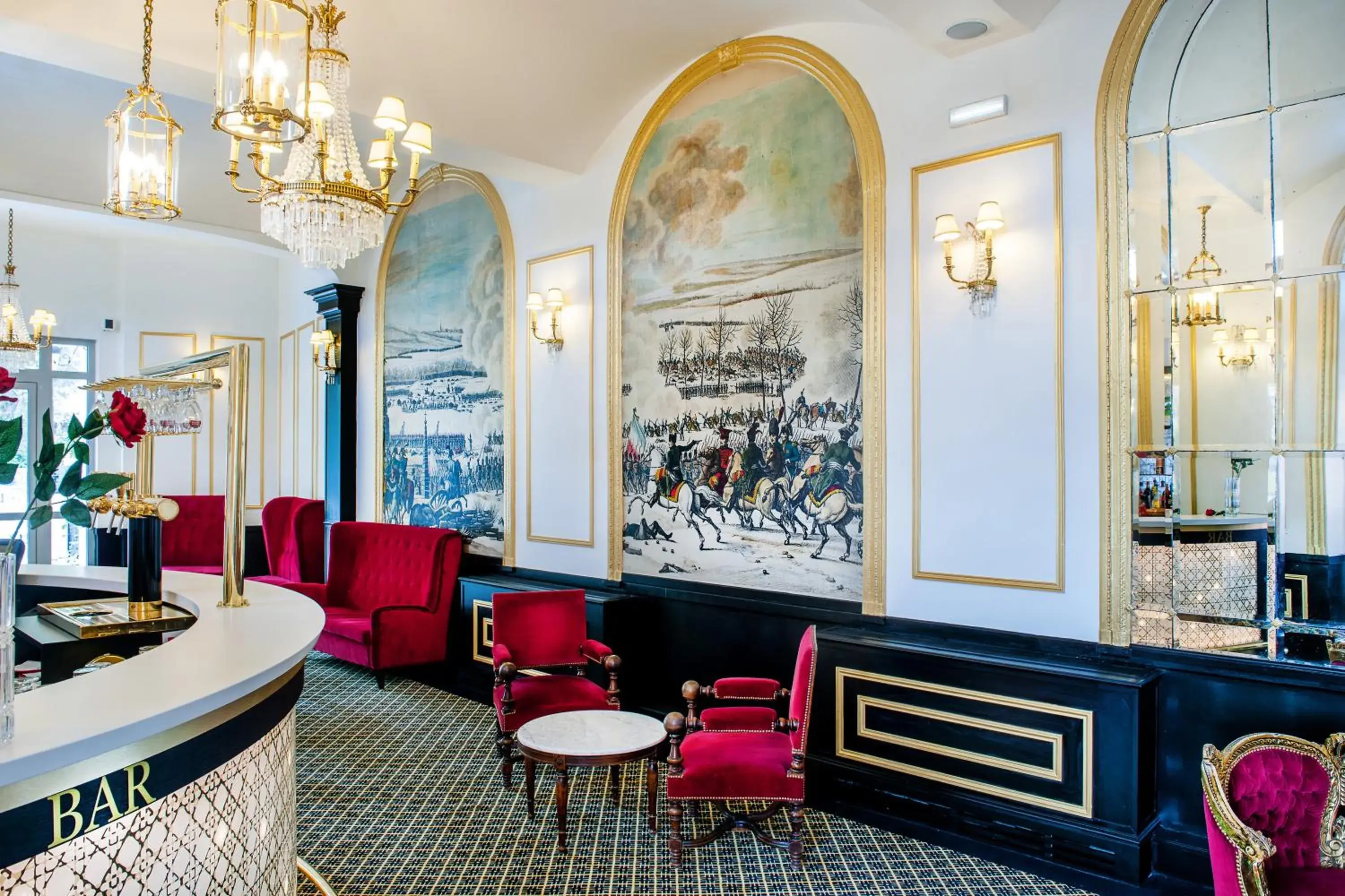 Lounge or bar in Grand Hotel Gallia & Londres