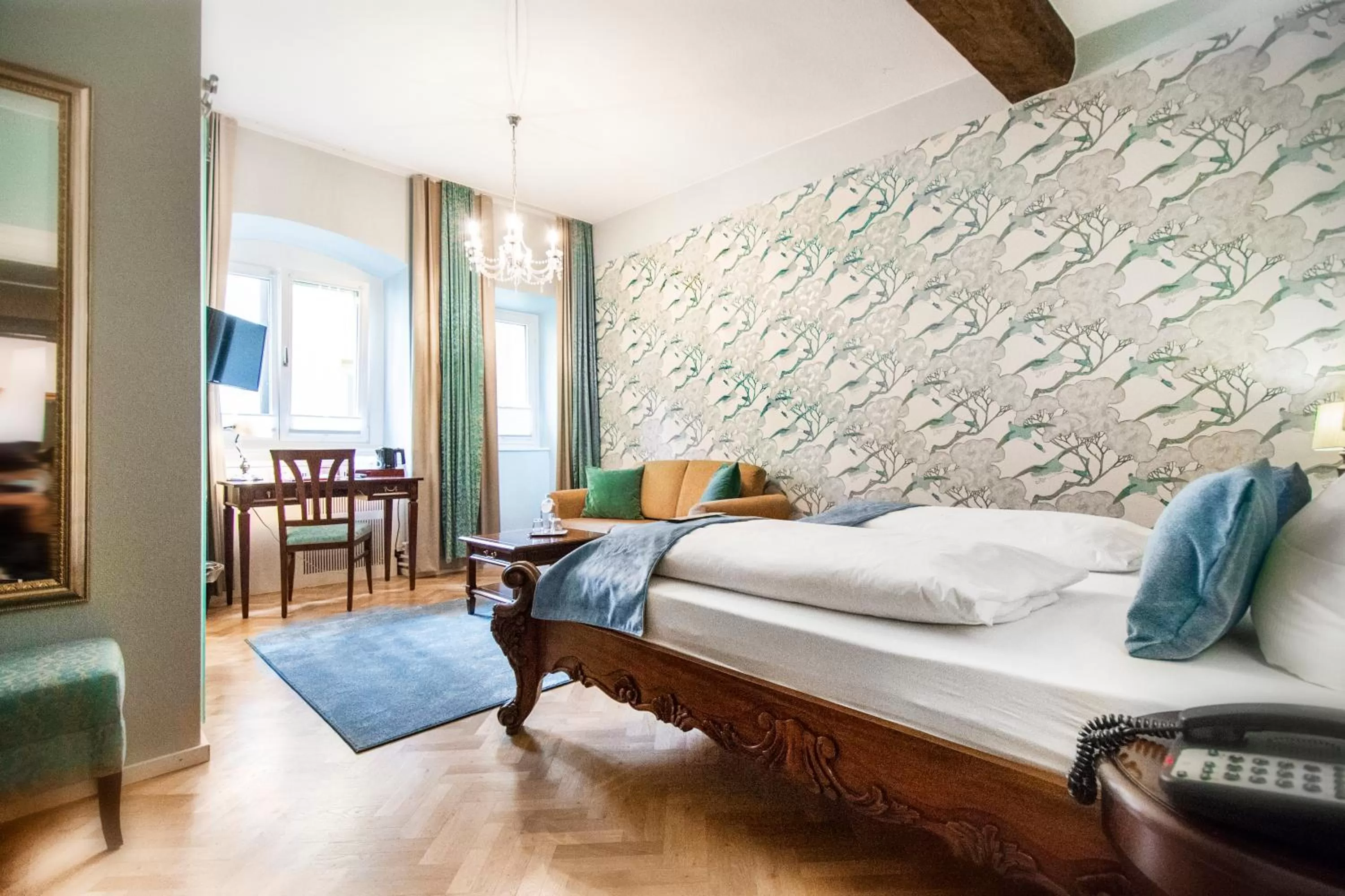 Photo of the whole room, Bed in Romantik Hotel Barbarossa