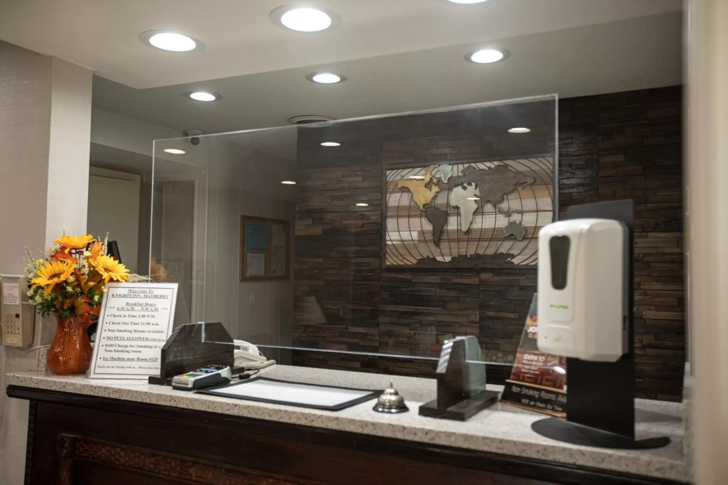 Lobby or reception in Knights Inn Mount Airy Lobby or reception in Knights Inn Mount Airy