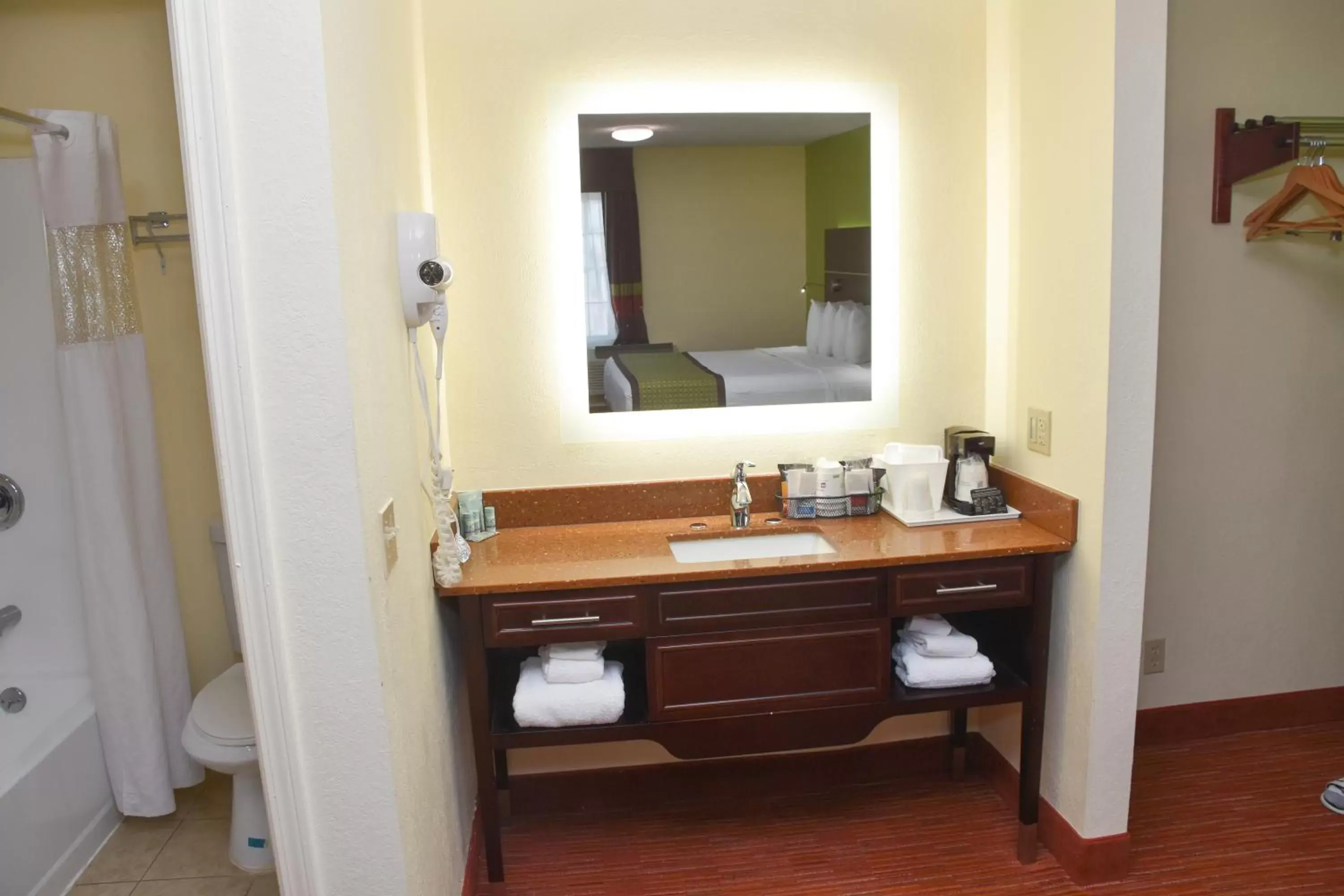 Bathroom in SureStay Hotel by Best Western Manning