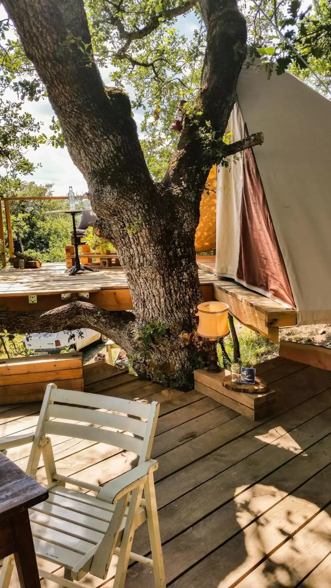 Patio in novanta nature retreat