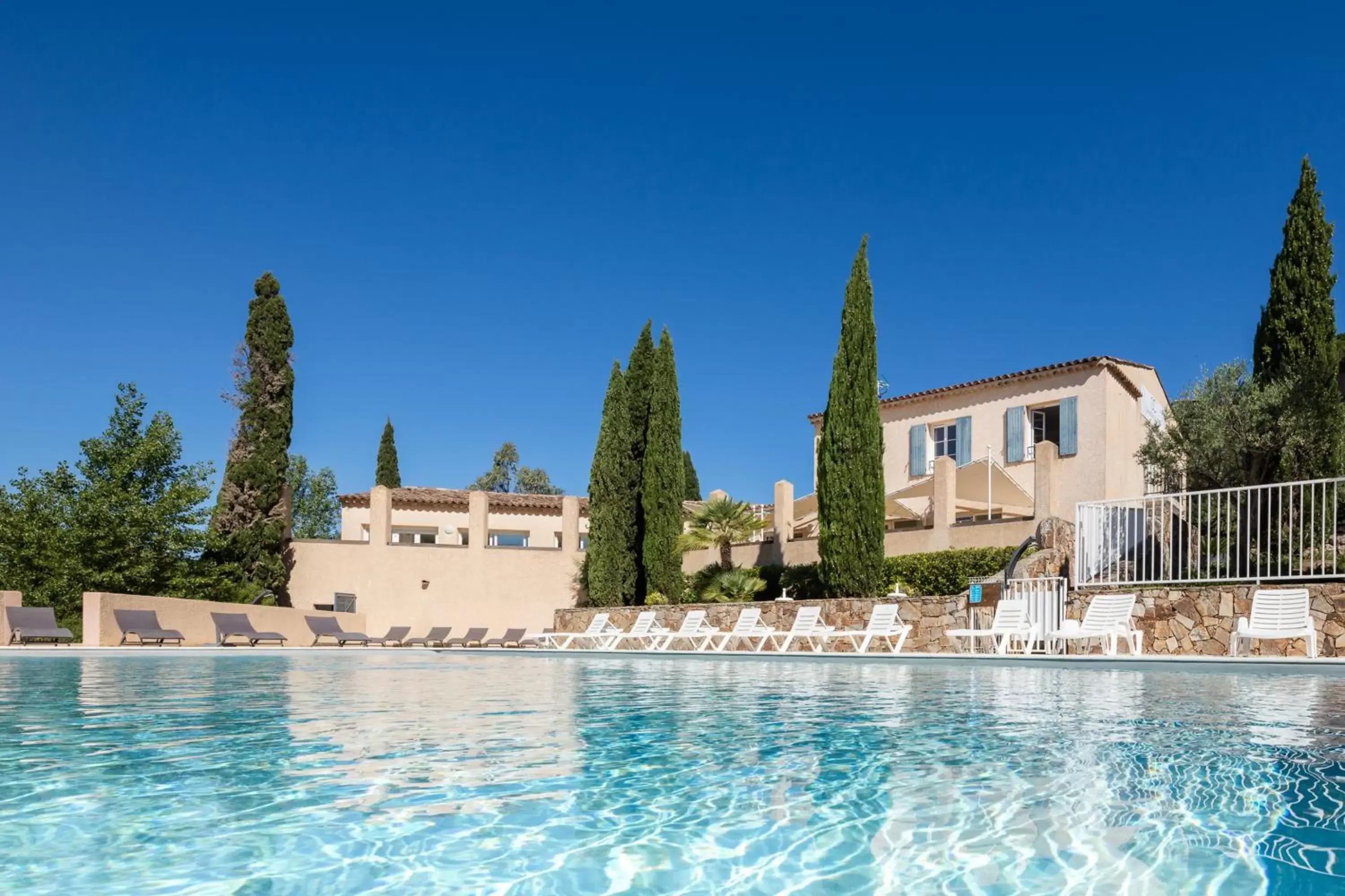 Swimming Pool in Garden & City Les Bastides de Grimaud