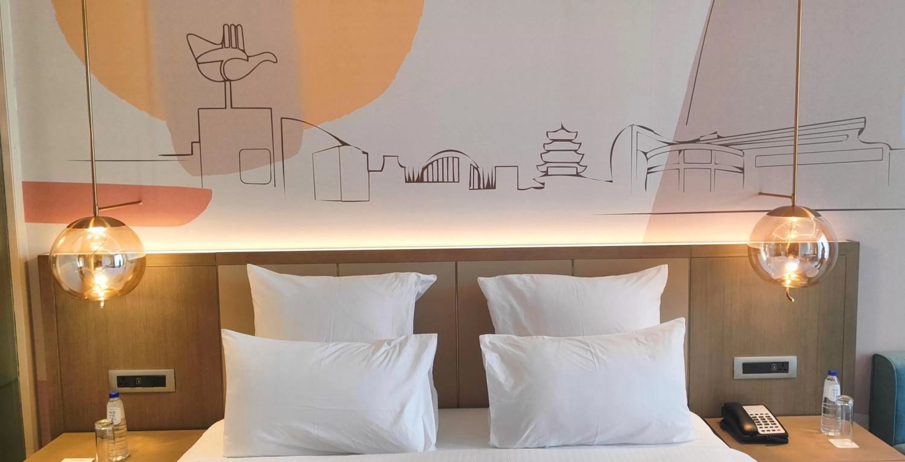 Bed in Novotel Chandigarh Tribune Chowk