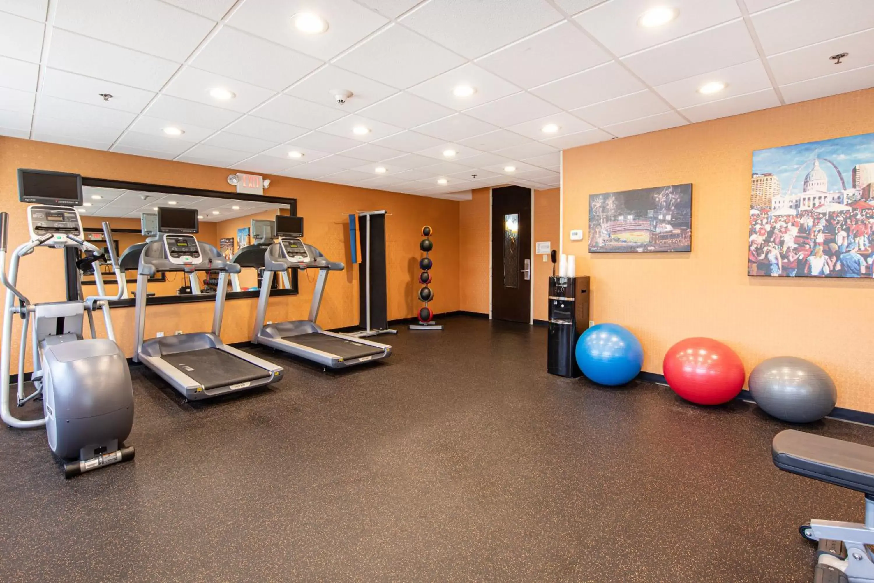 Fitness centre/facilities, Fitness Center/Facilities in Holiday Inn St. Louis Airport West Earth City, an IHG Hotel