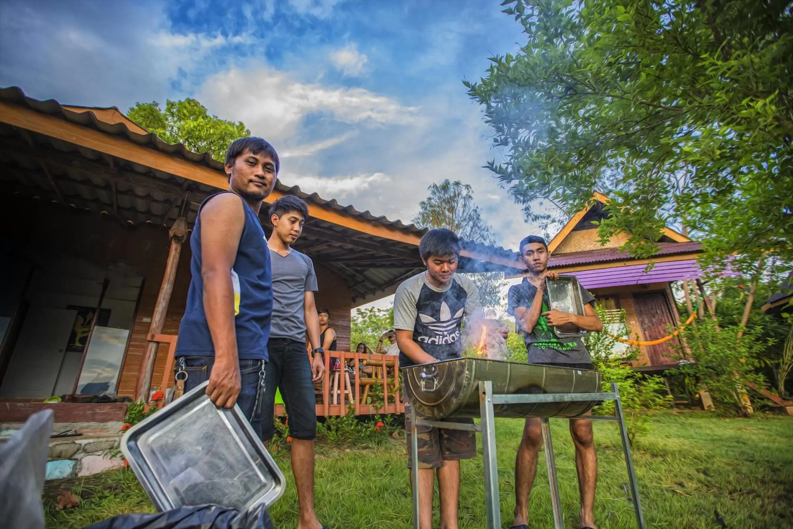 BBQ facilities in Romantic Time Mountain Resort