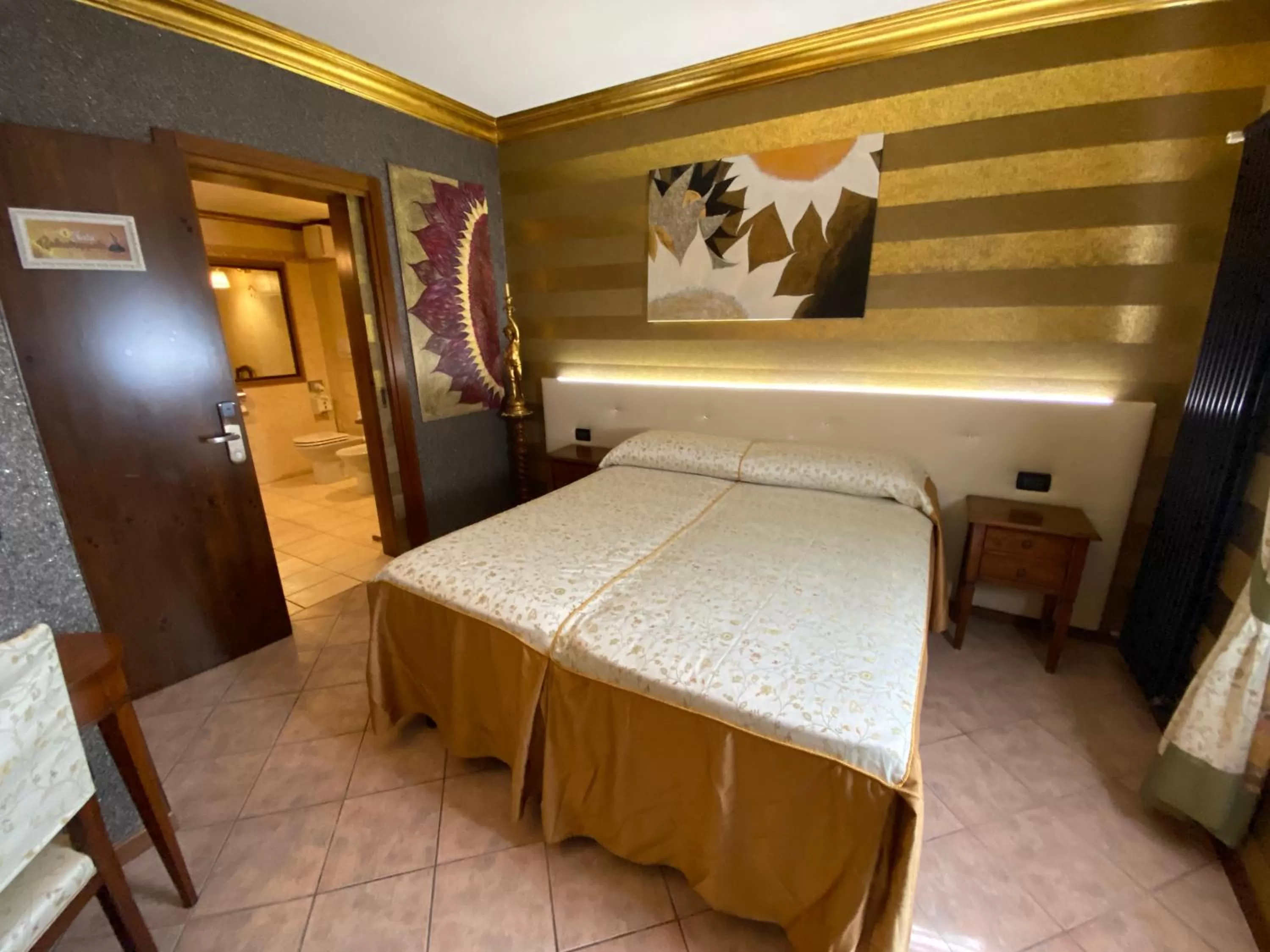 View (from property/room), Bed in Le Fate Corbezzole