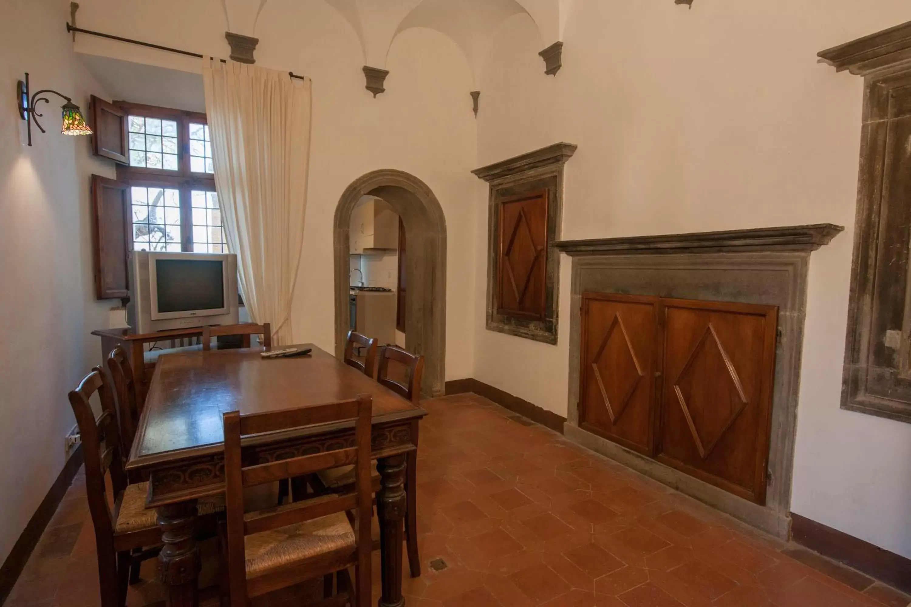 Living room, Dining Area in Certosa di Pontignano Residenza d'Epoca