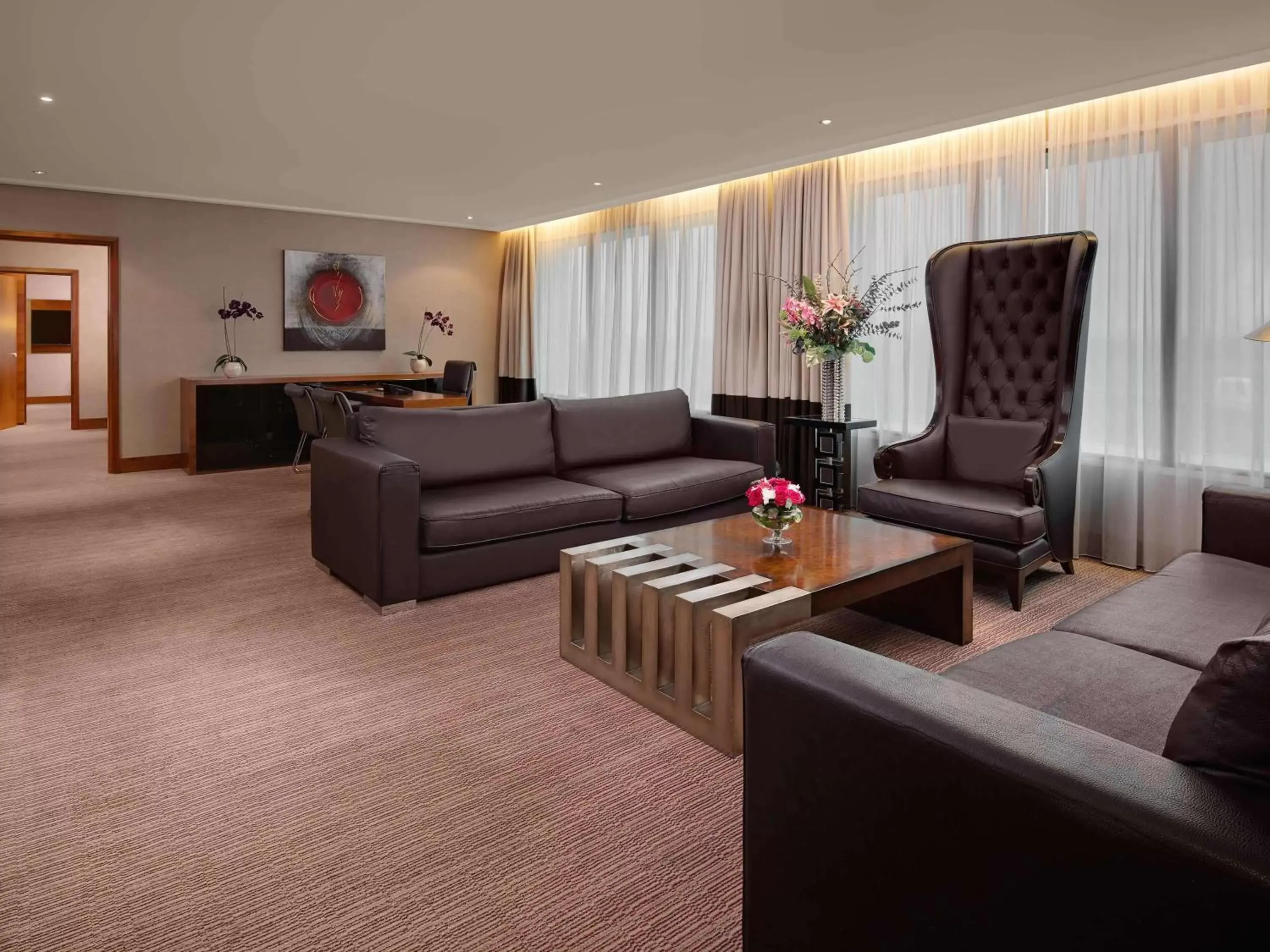 Bedroom, Seating Area in Sofitel London Heathrow