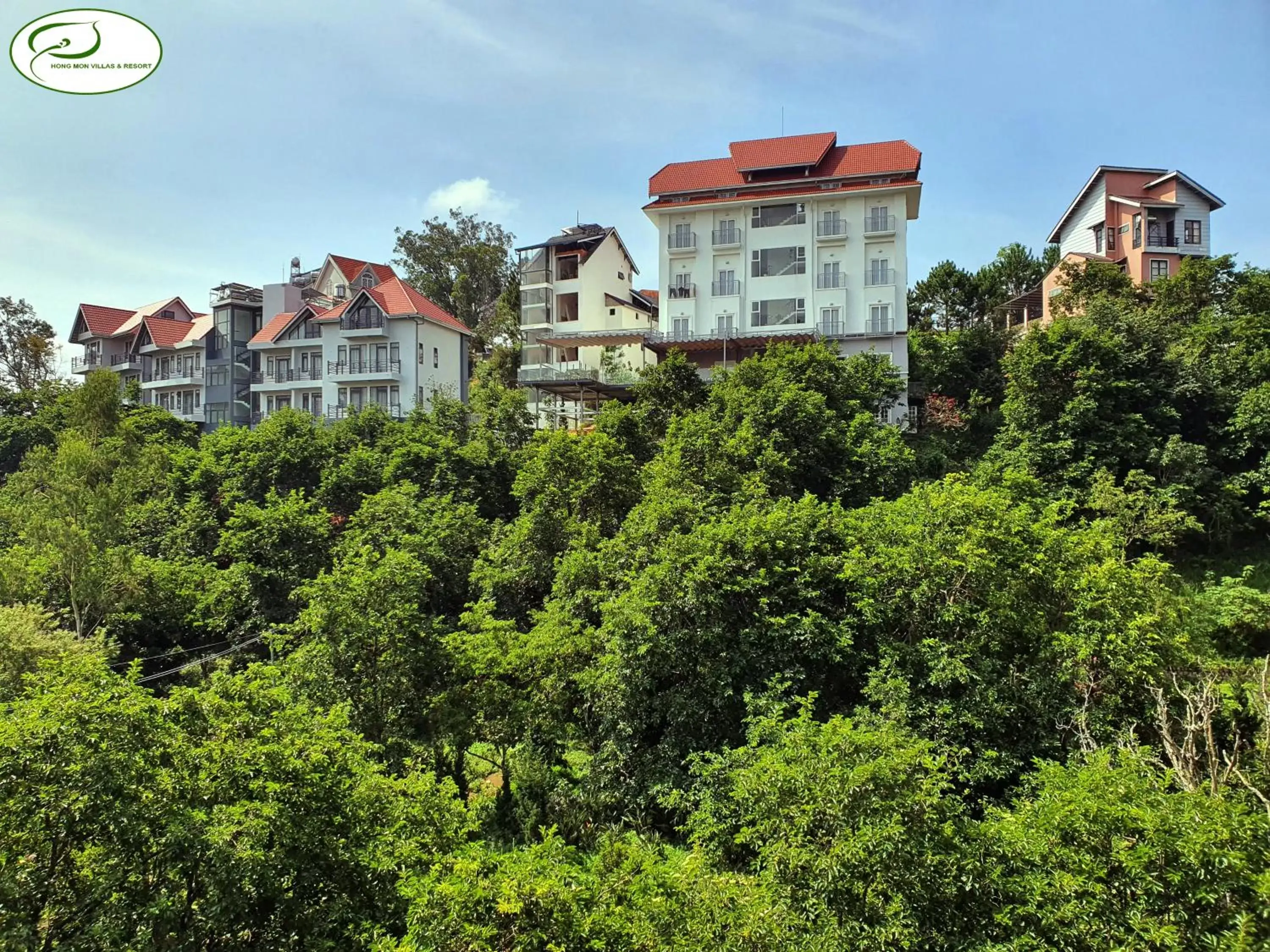 Bird's eye view, Property Building in Hong Mon Villa