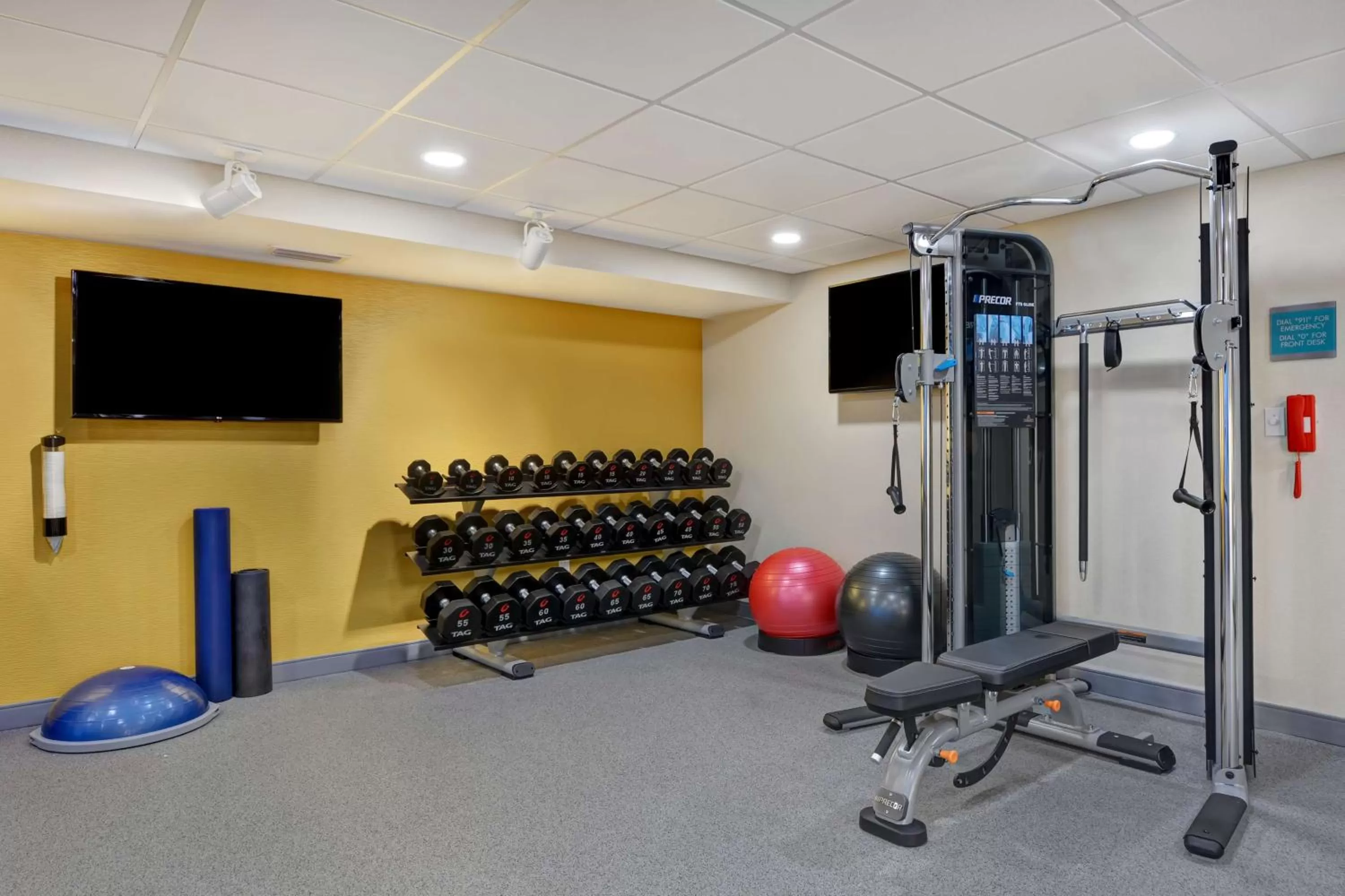 Fitness centre/facilities in Home2 Suites Ormond Beach Oceanfront, FL