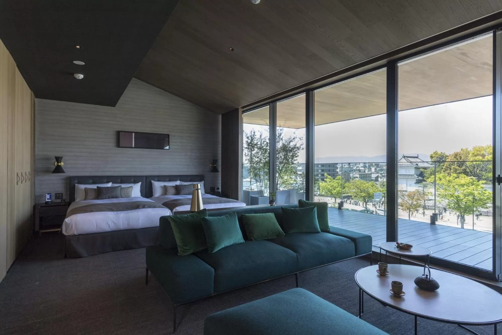 Bed in HOTEL CANATA KYOTO