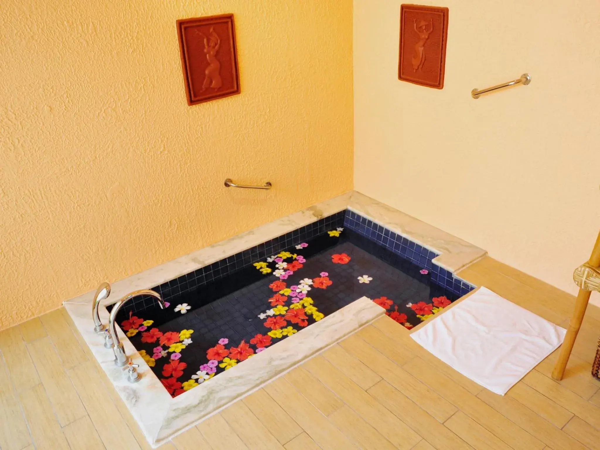 Bathroom, Bed in Phu Hai Beach Resort & Spa