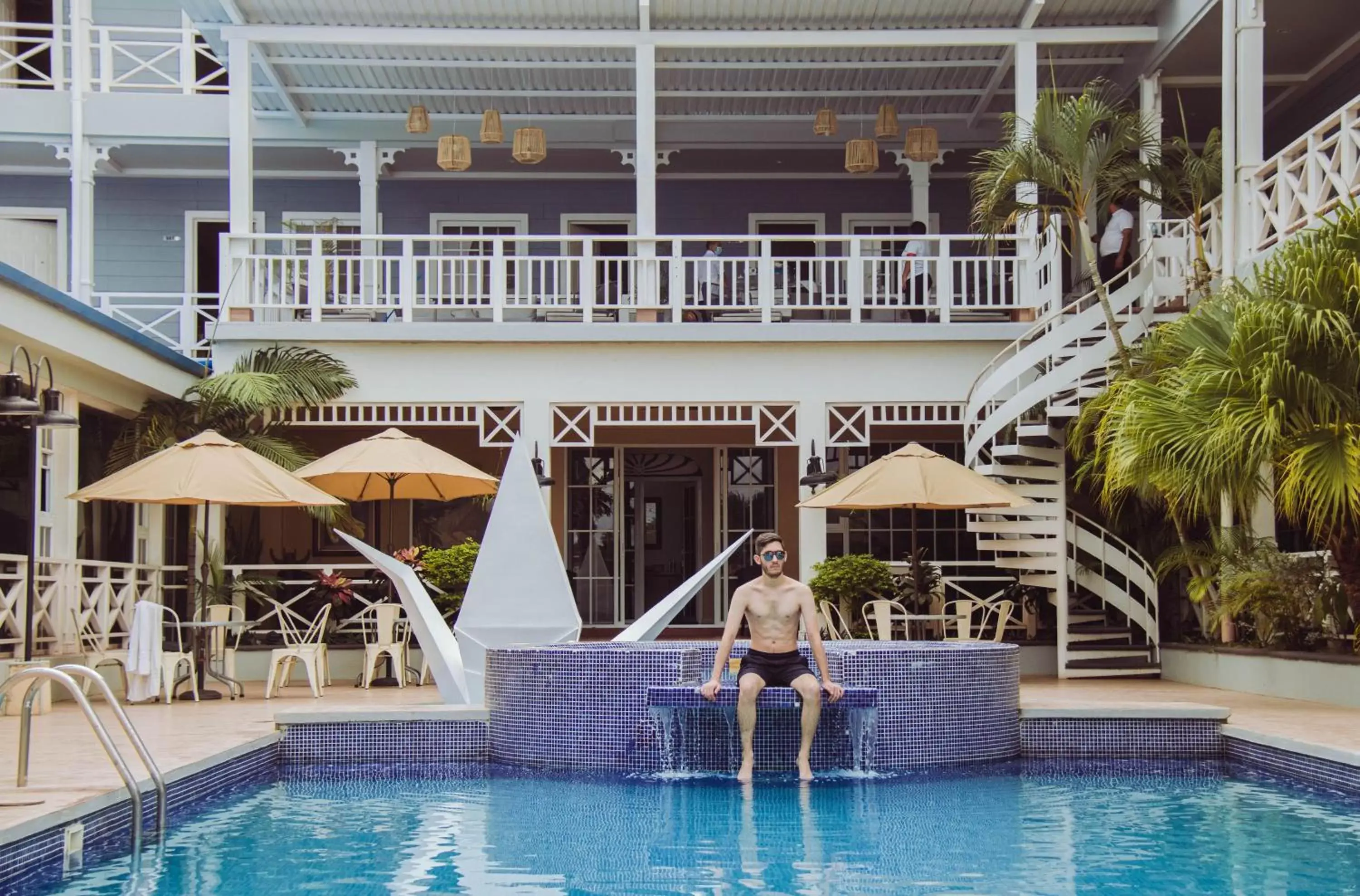 Swimming Pool in Hotel Casona del Lago