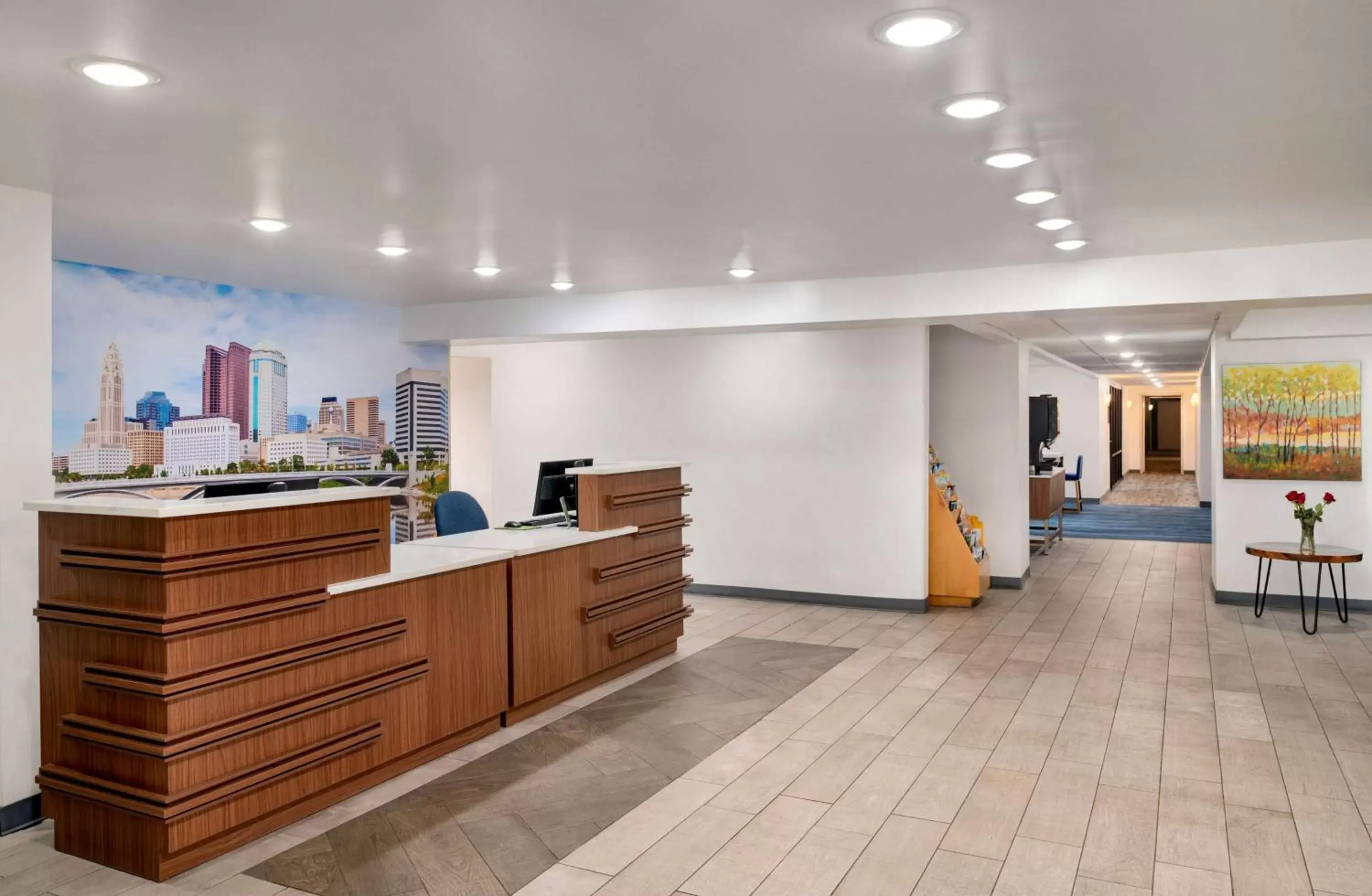 Lobby or reception, Lobby/Reception in La Quinta Inn by Wyndham Columbus Airport Area