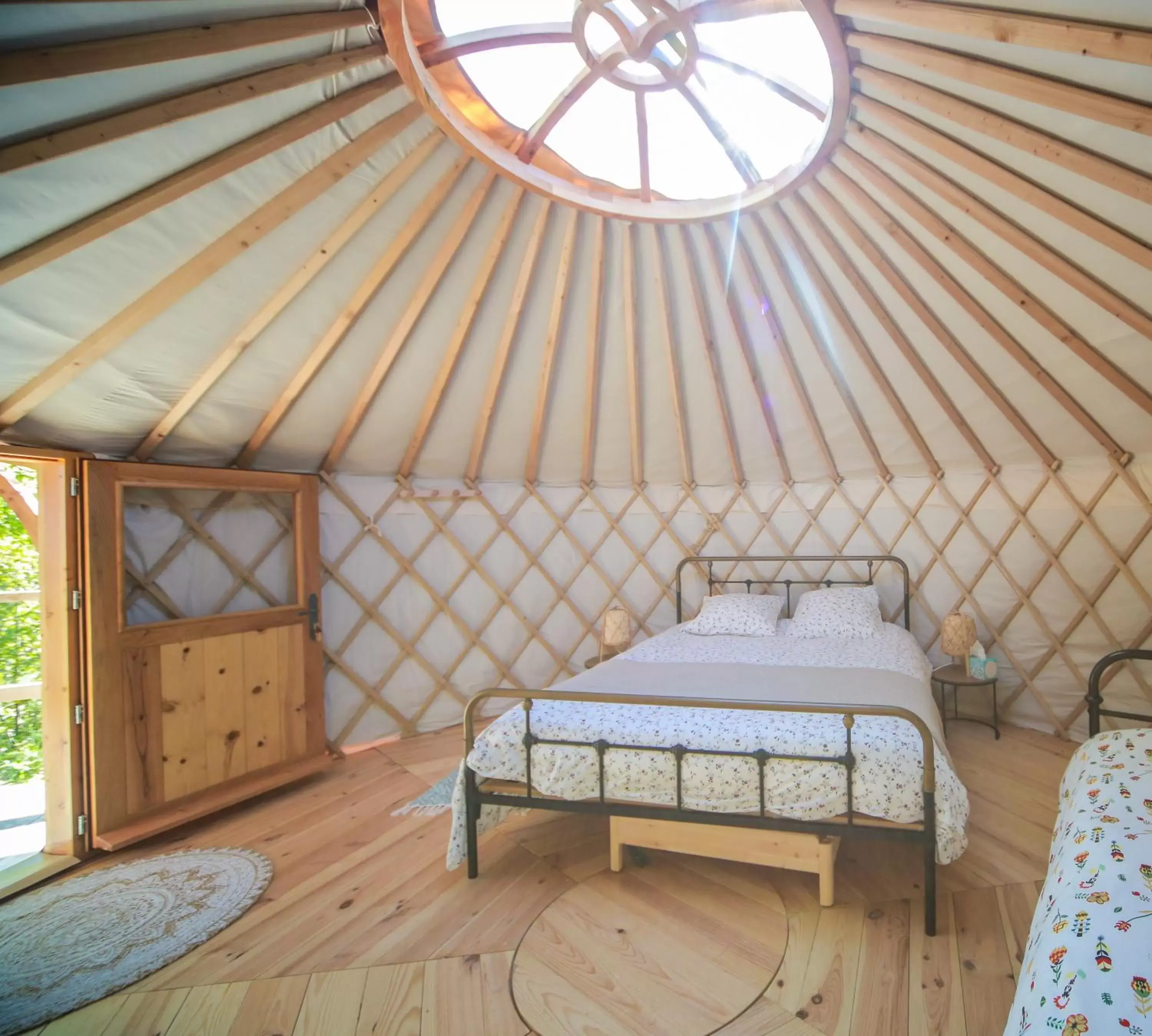 Bedroom, Bed in Les Yourtes de Provence