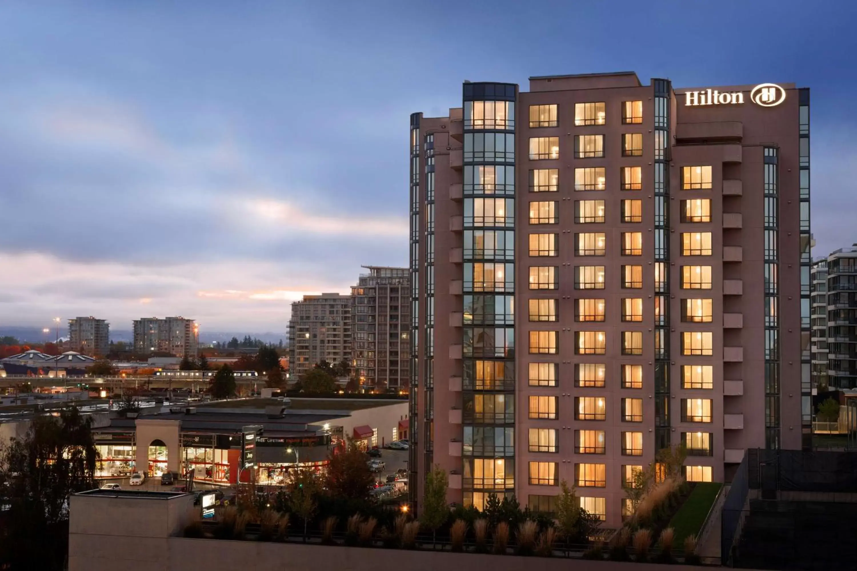 Property building in Hilton Vancouver Airport