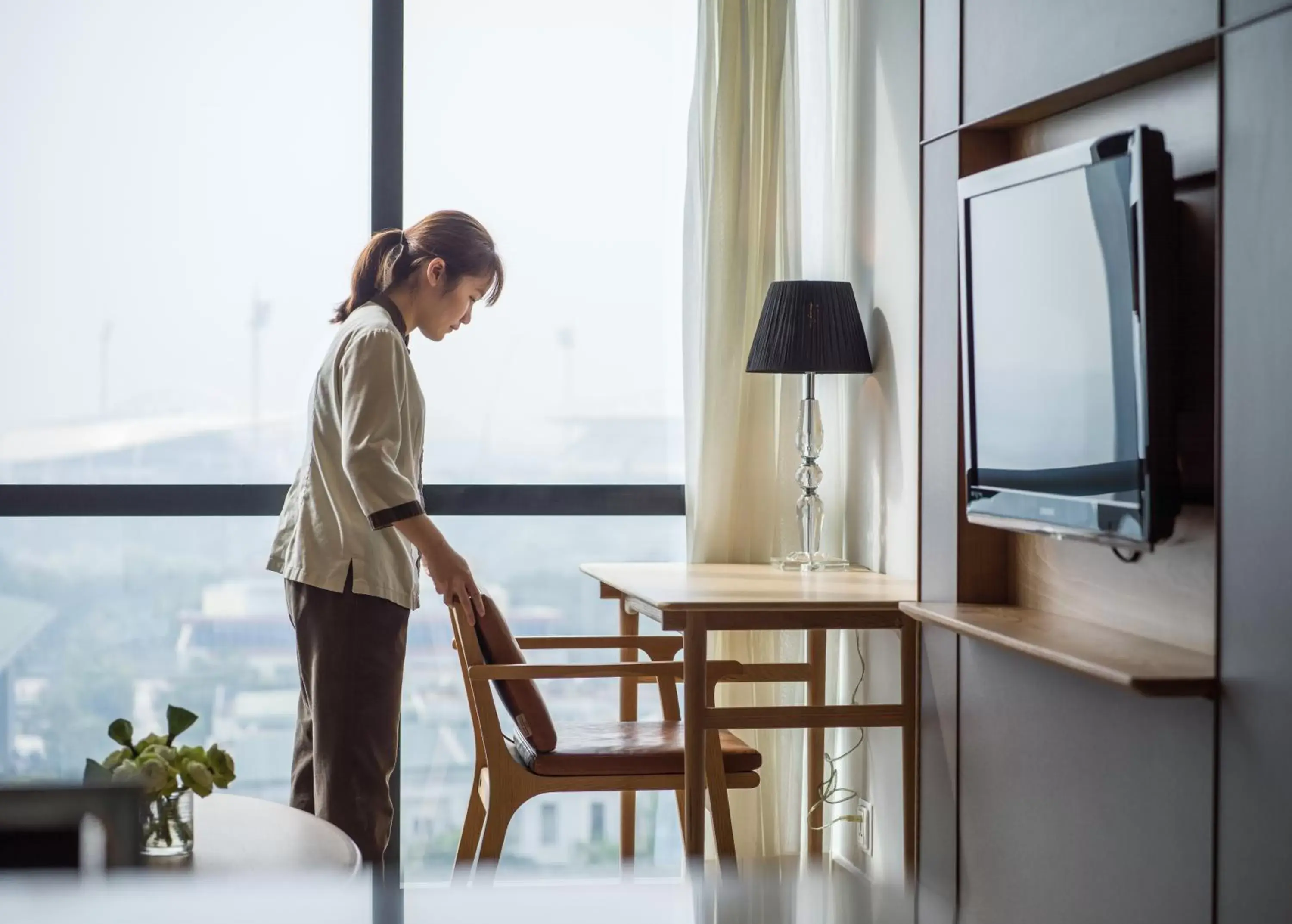 City view, TV/Entertainment Center in Hyatt Regency West Hanoi