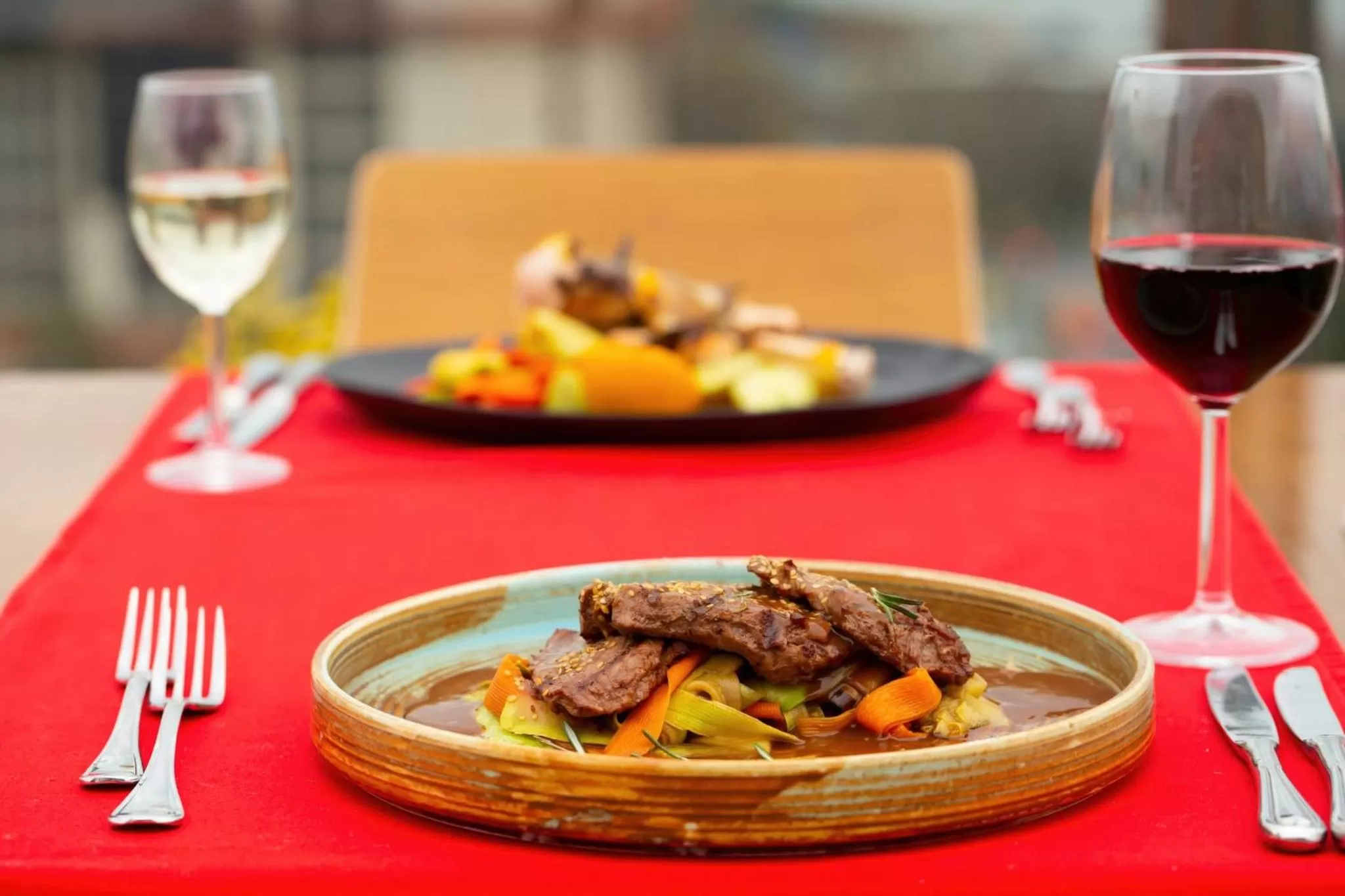 Food close-up in Point Hotel Taksim