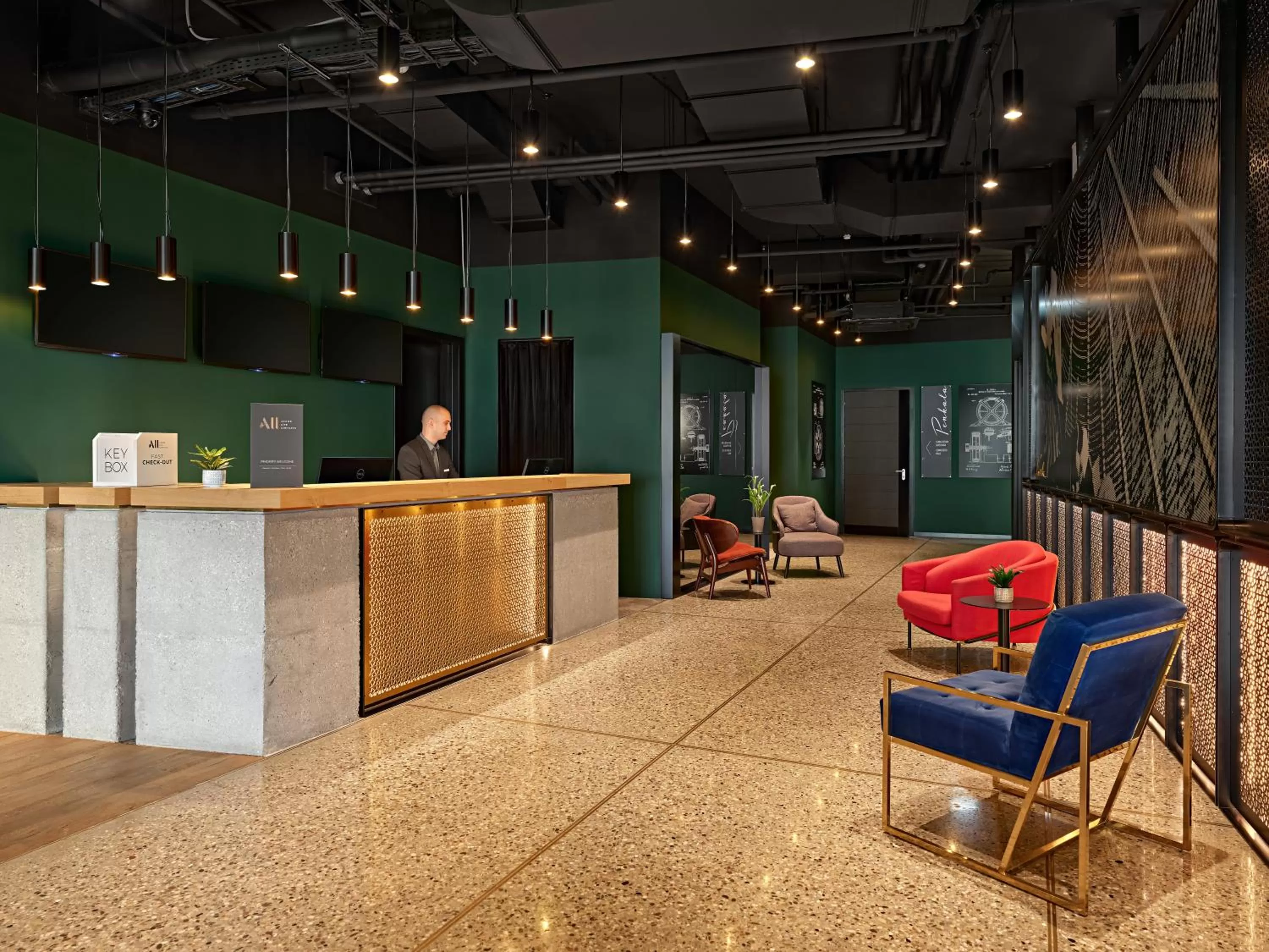 Lobby or reception in Mövenpick Zagreb