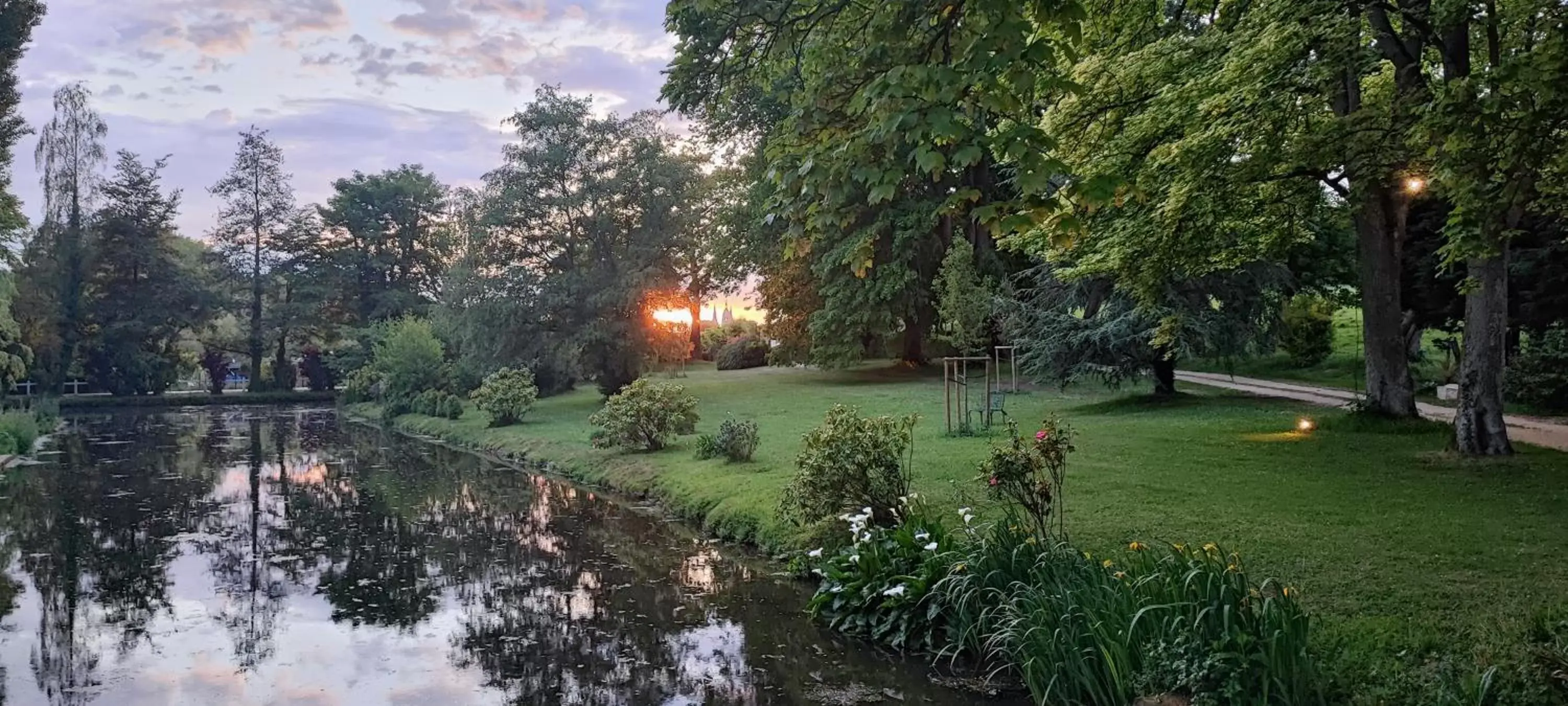 Garden in Château de Bellefontaine