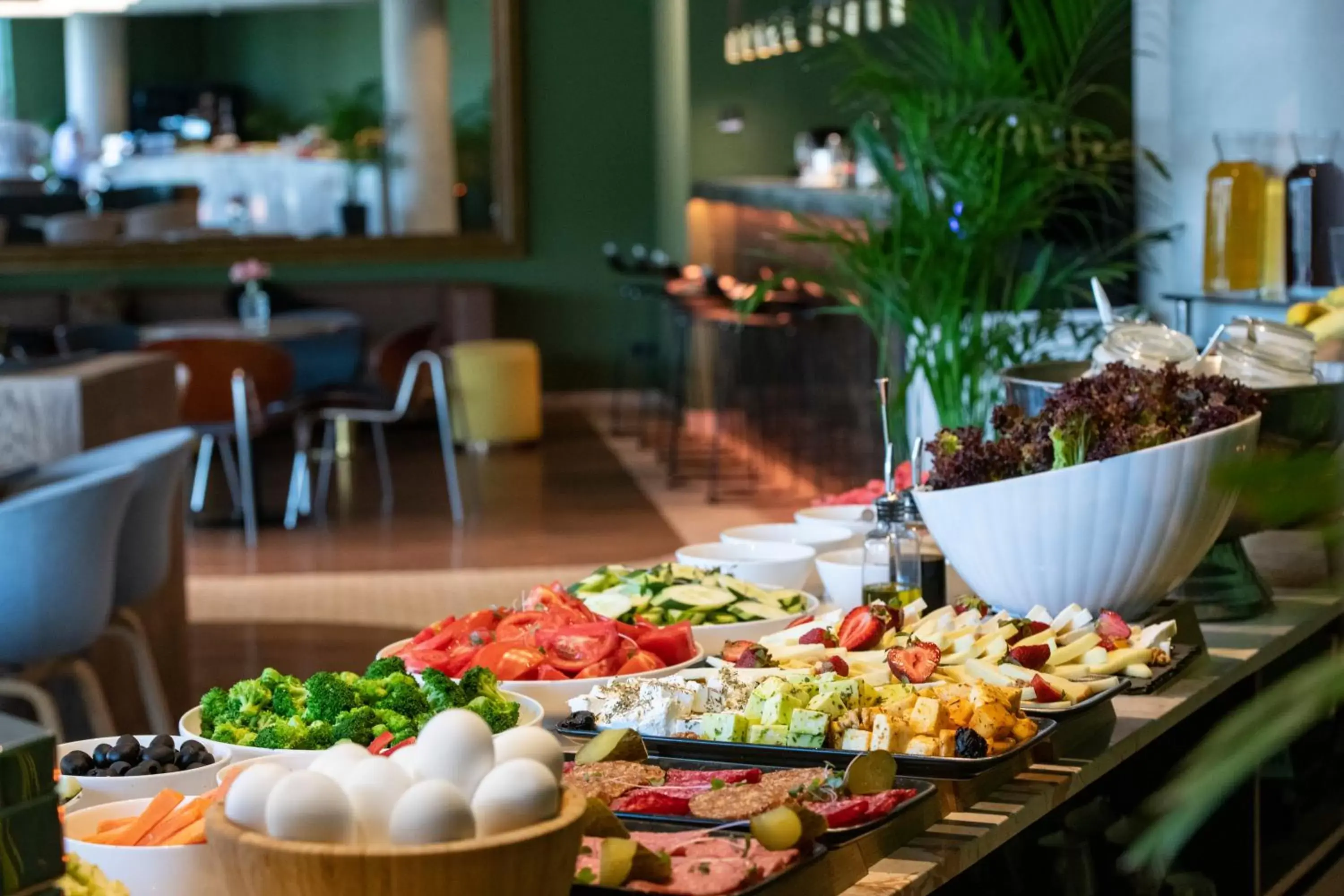 Buffet breakfast in Golden Tulip Design Tbilisi Buffet breakfast in Golden Tulip Design Tbilisi