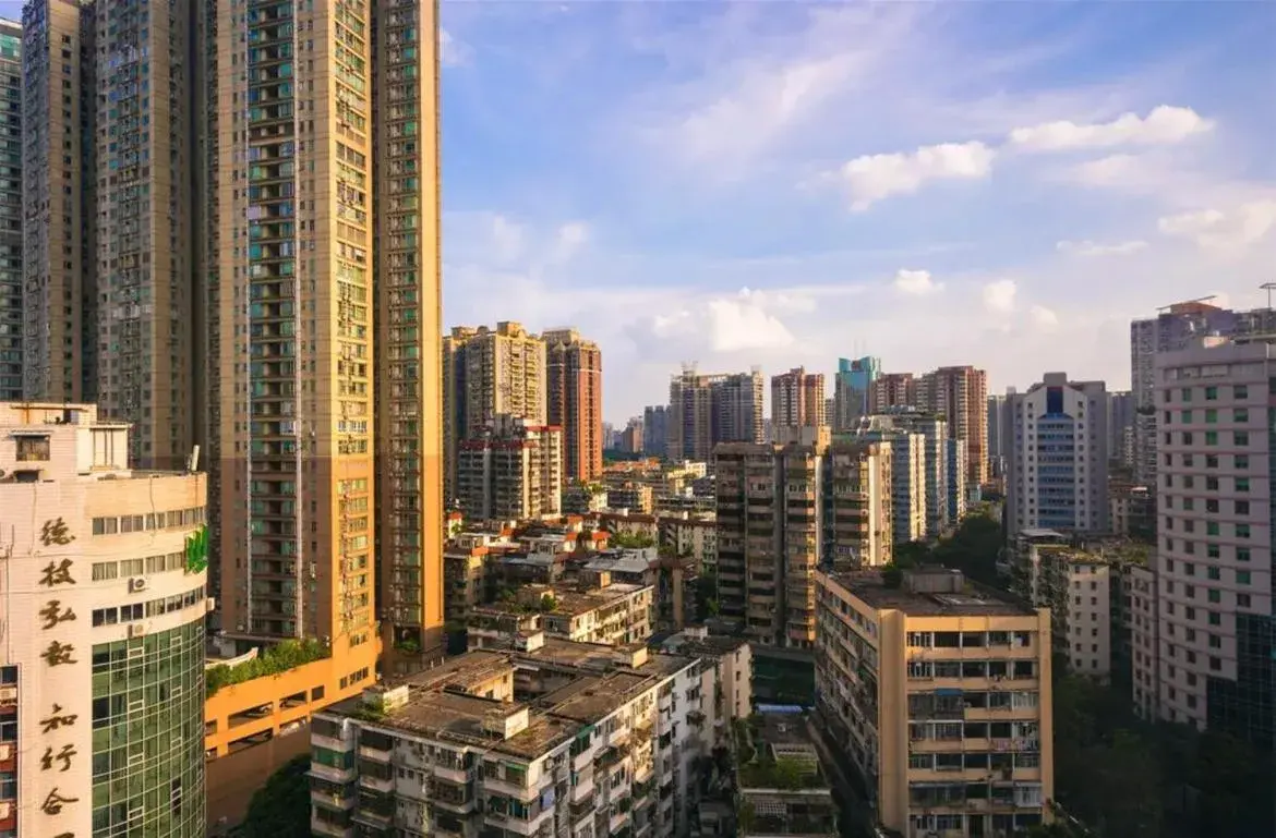 City view in Guangzhou Nuomo International Hotel