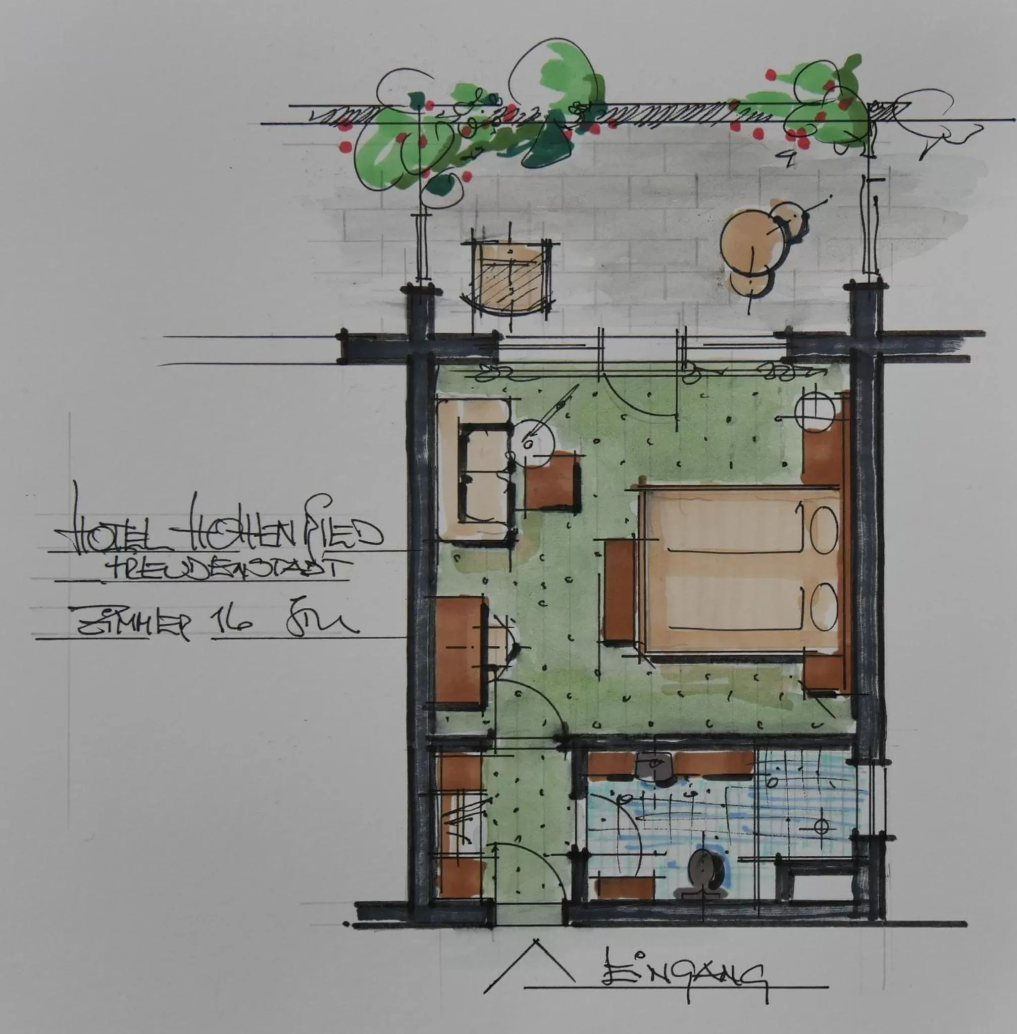 Floor Plan in Das Hohenried