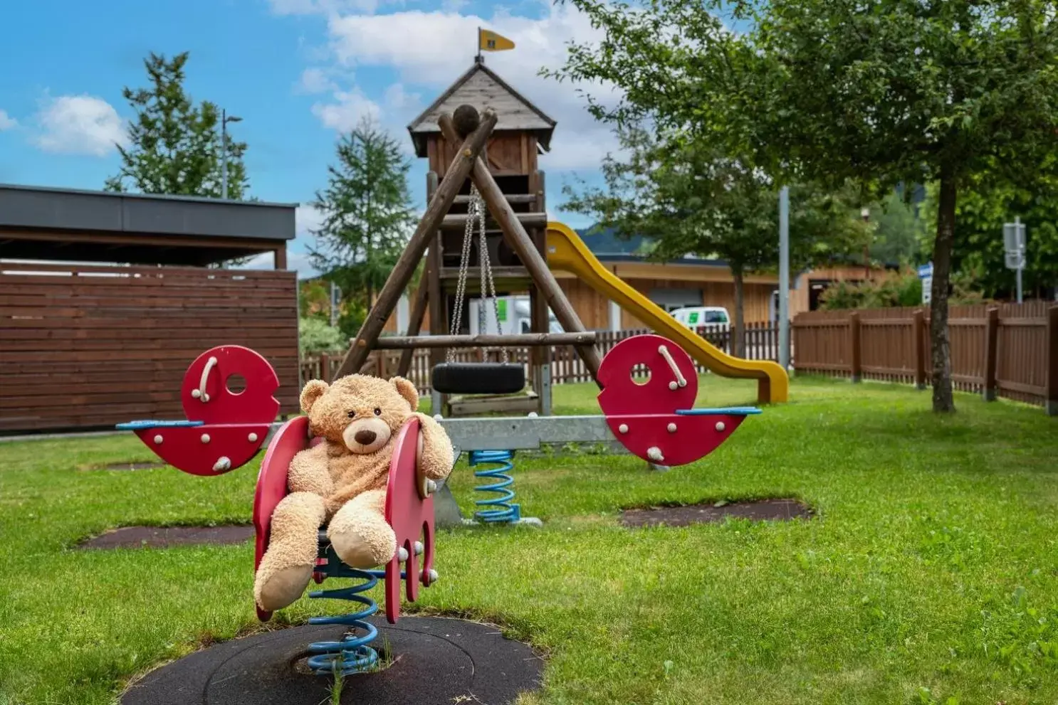 Children play ground, Children's Play Area in Relax Resort Hotel Kreischberg