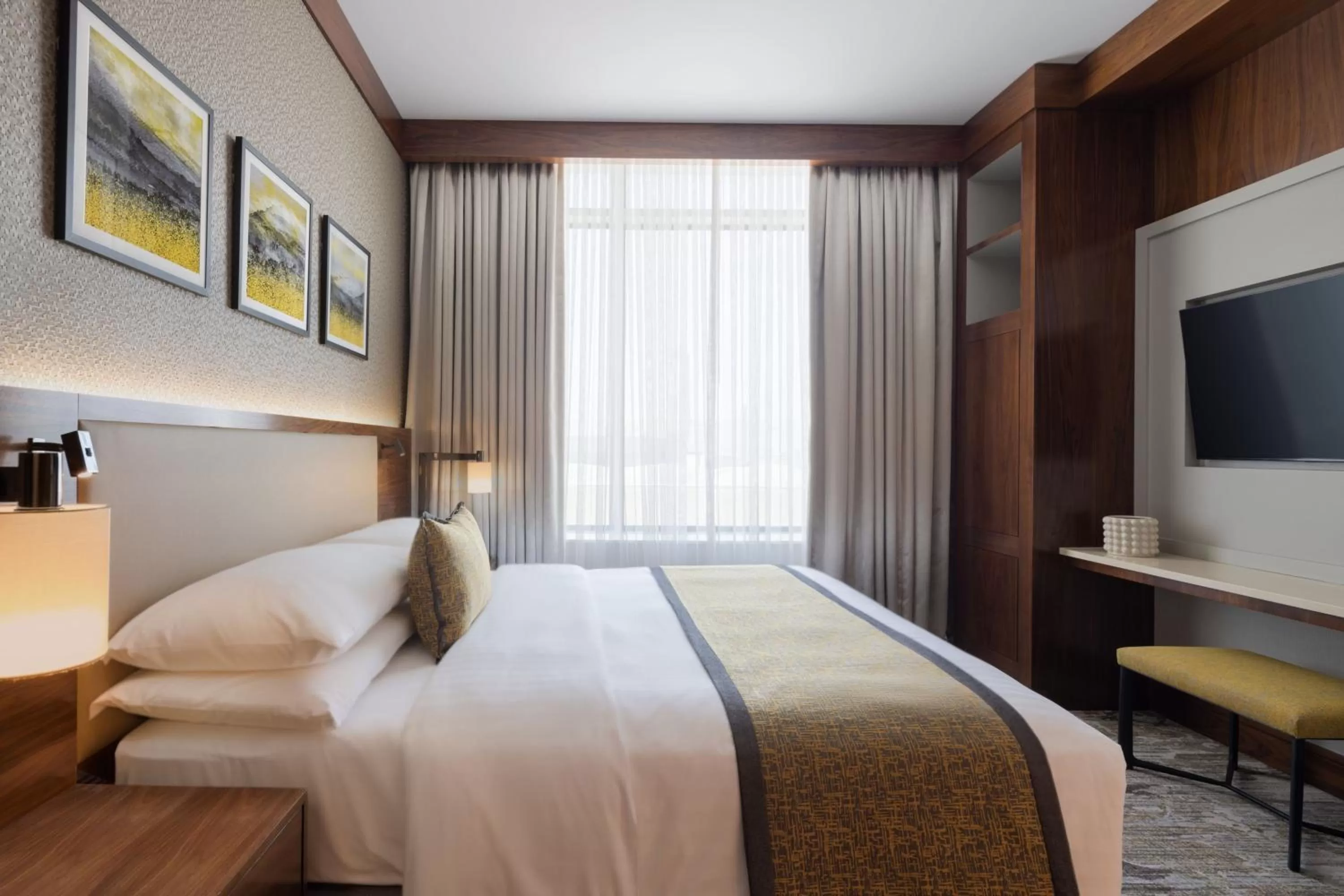 Bedroom, Bed in Marriott Executive Apartments Kuwait City