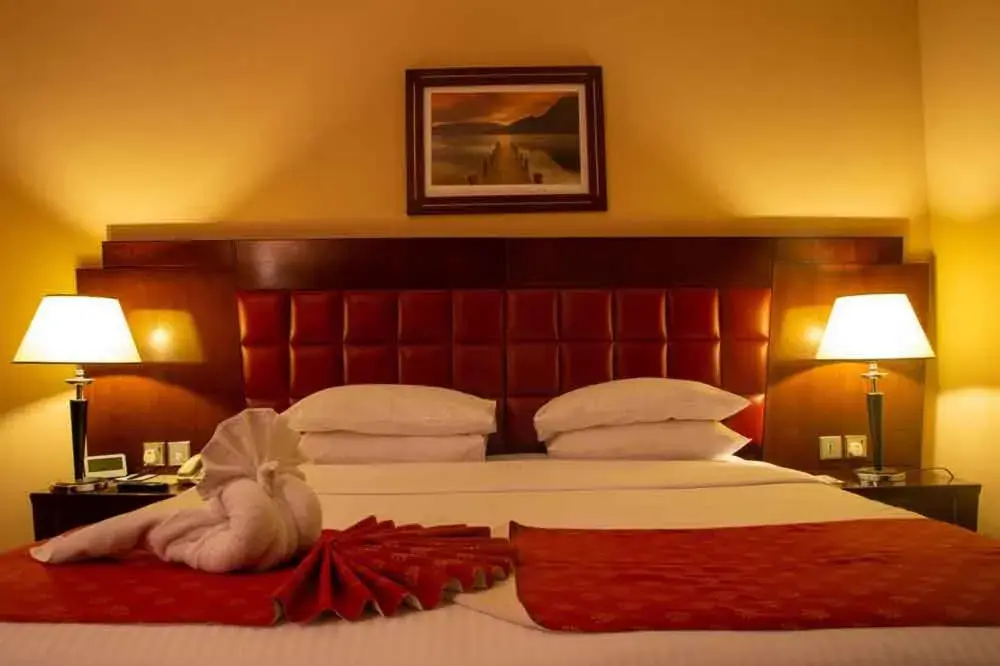 Bed in Grand Central Hotel