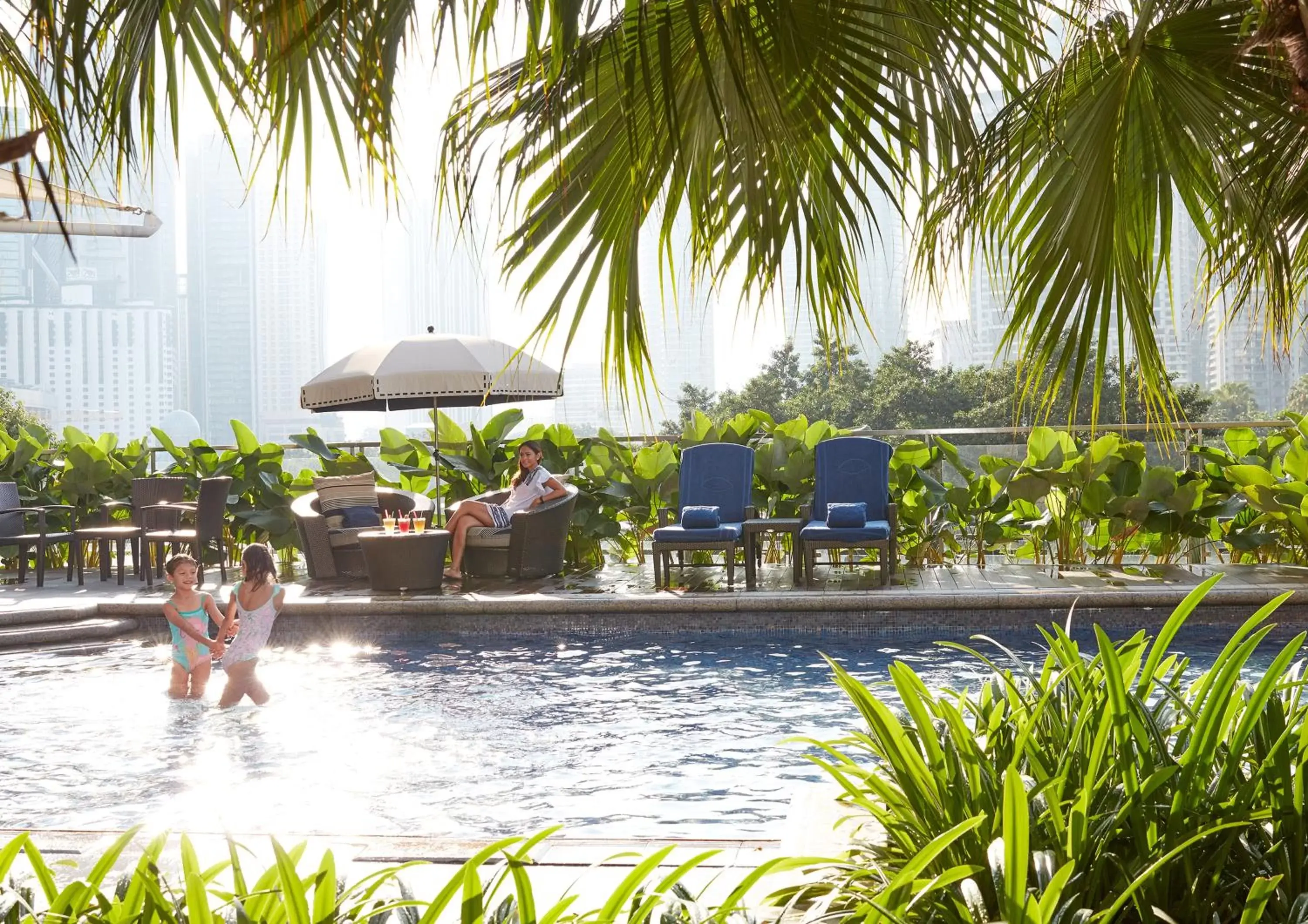 Swimming pool in Mandarin Oriental, Kuala Lumpur